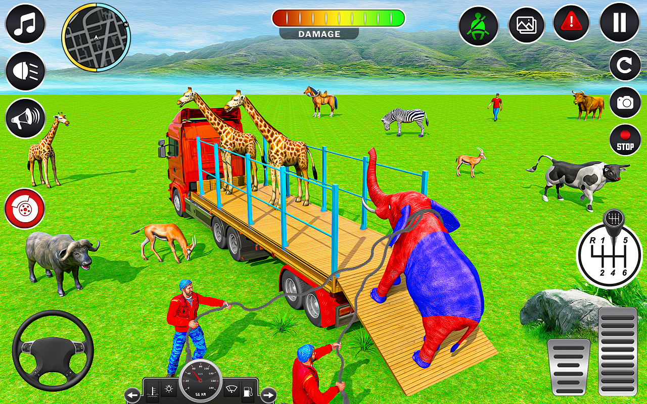اسکرین شات 6 بازی Animal Transports Truck Games