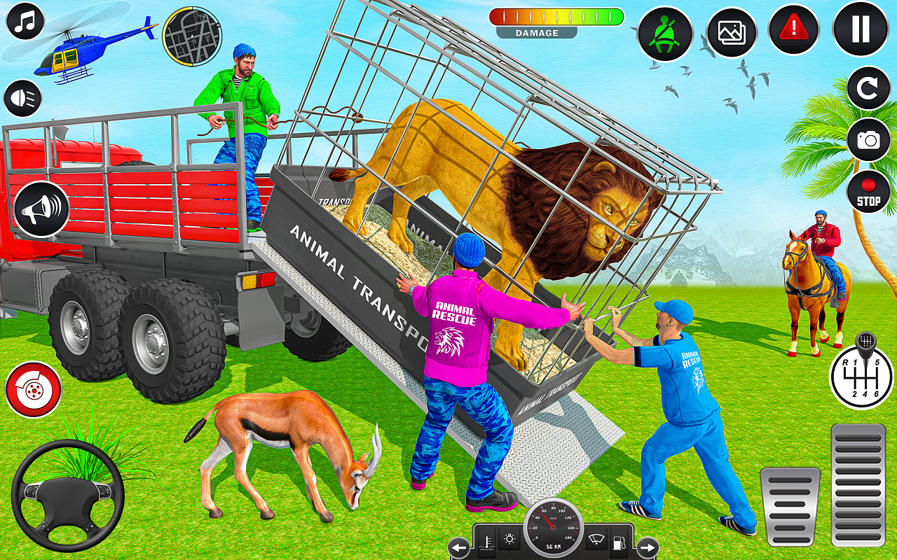 اسکرین شات 7 بازی Animal Transports Truck Games