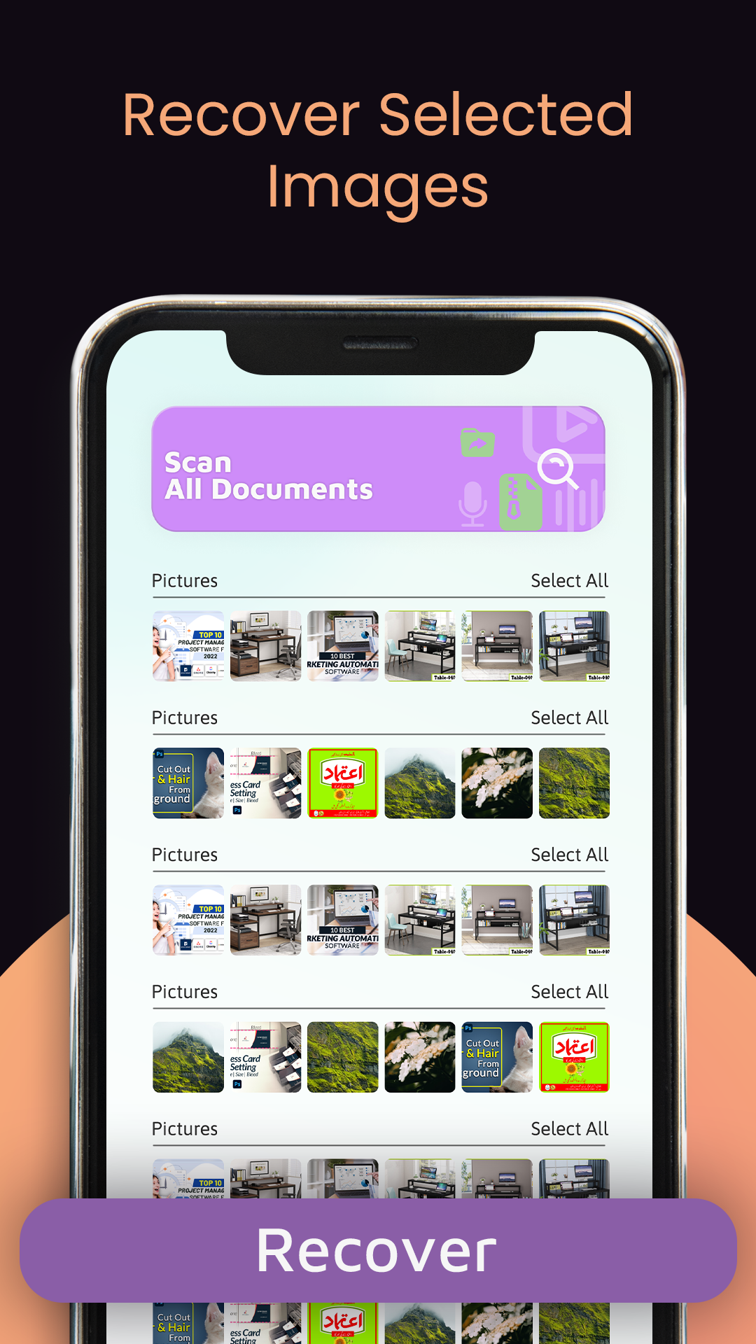 اسکرین شات 3 برنامه File Recovery & Video Recovery