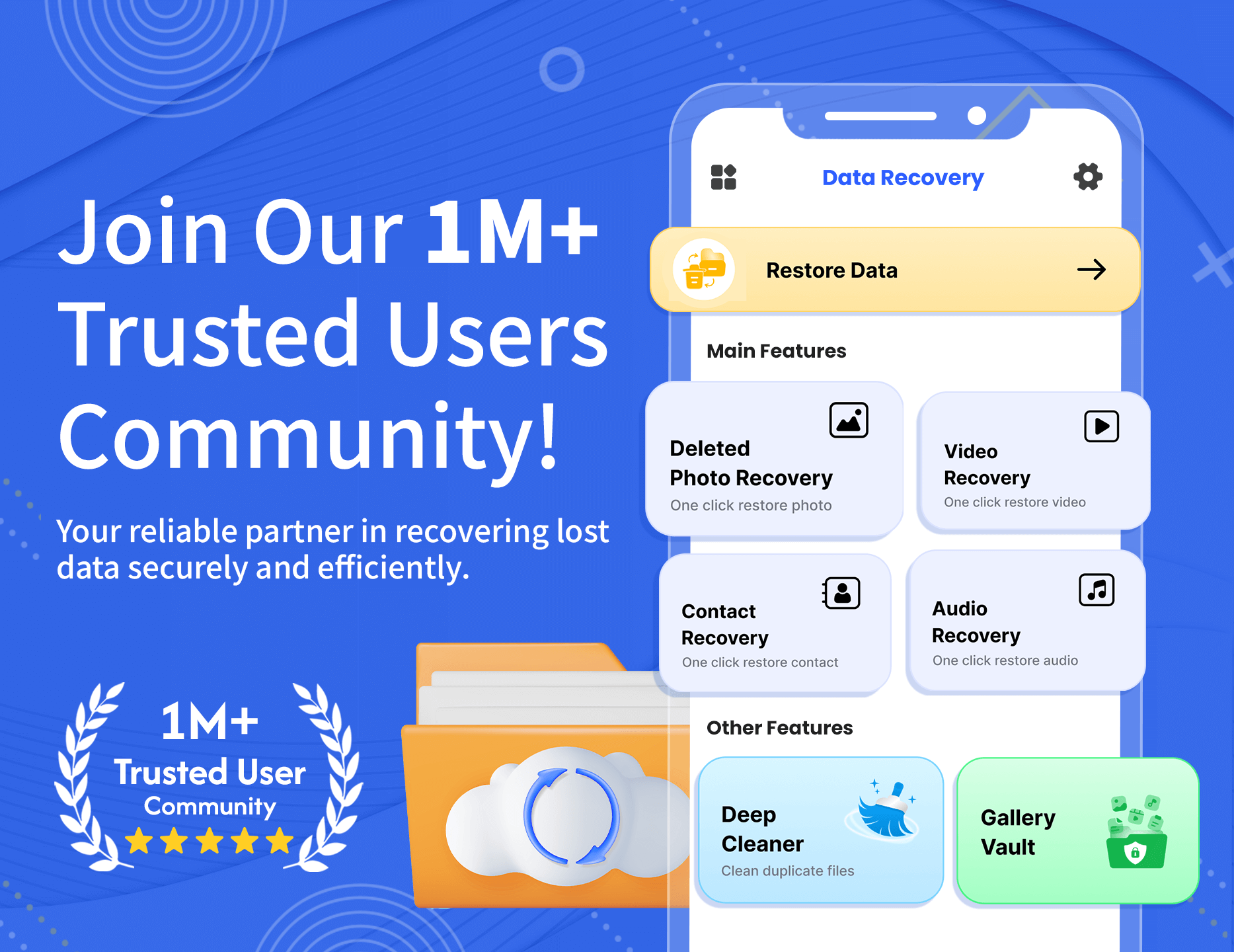 اسکرین شات 1 برنامه Data Recovery : Photo Recovery