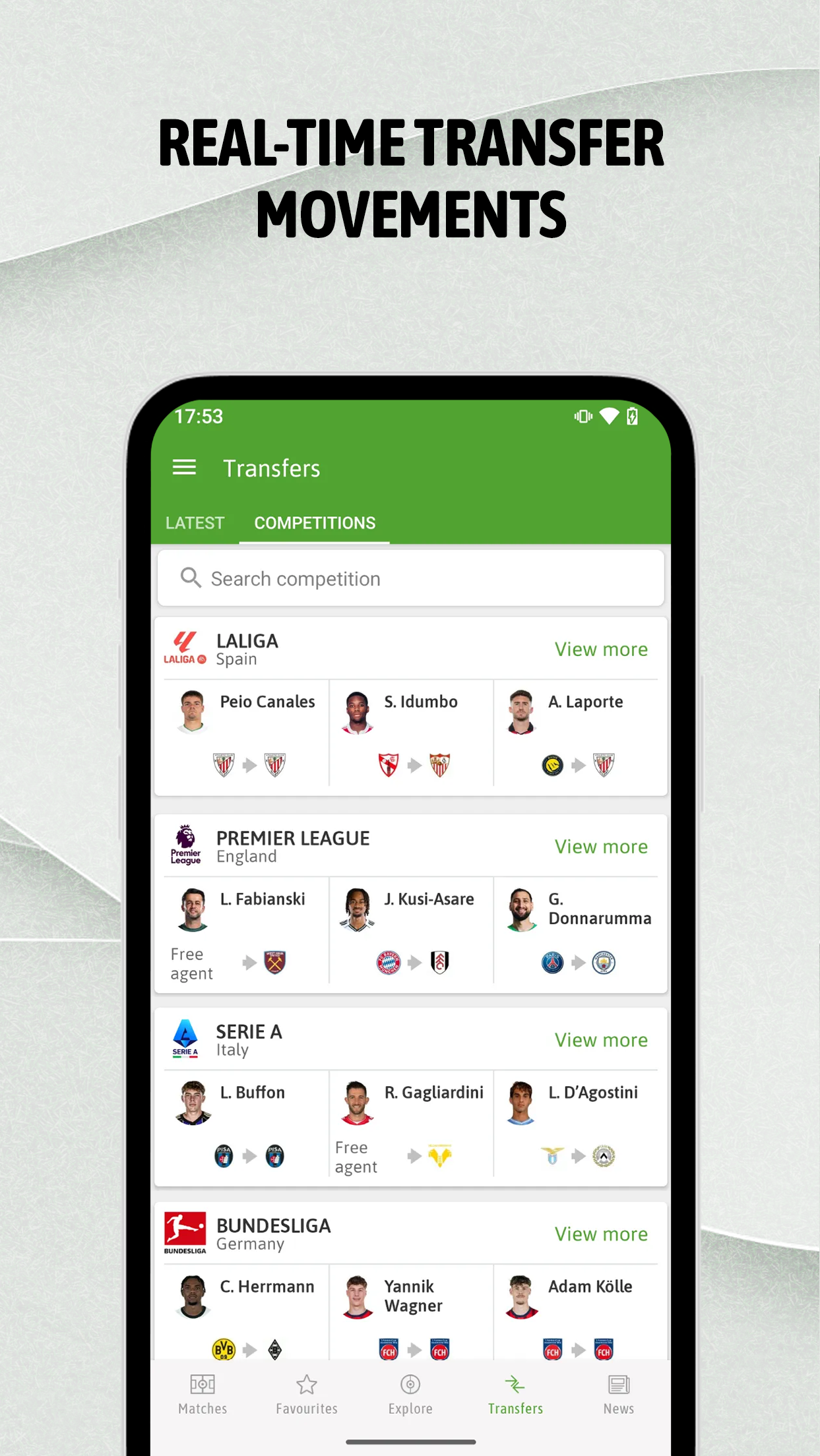 اسکرین شات 4 برنامه BeSoccer: Soccer Live Score