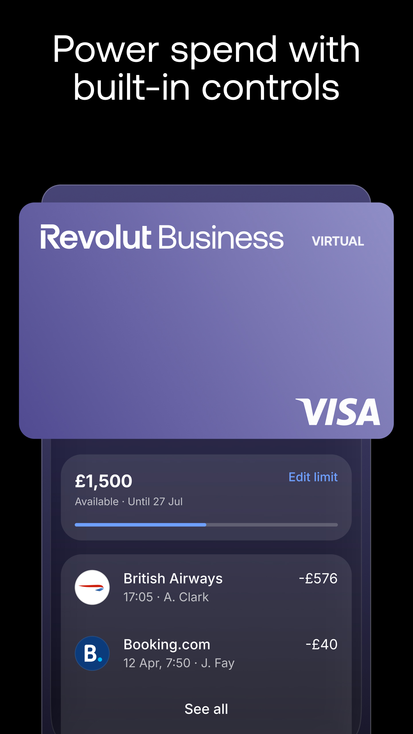 اسکرین شات 5 برنامه Revolut Business