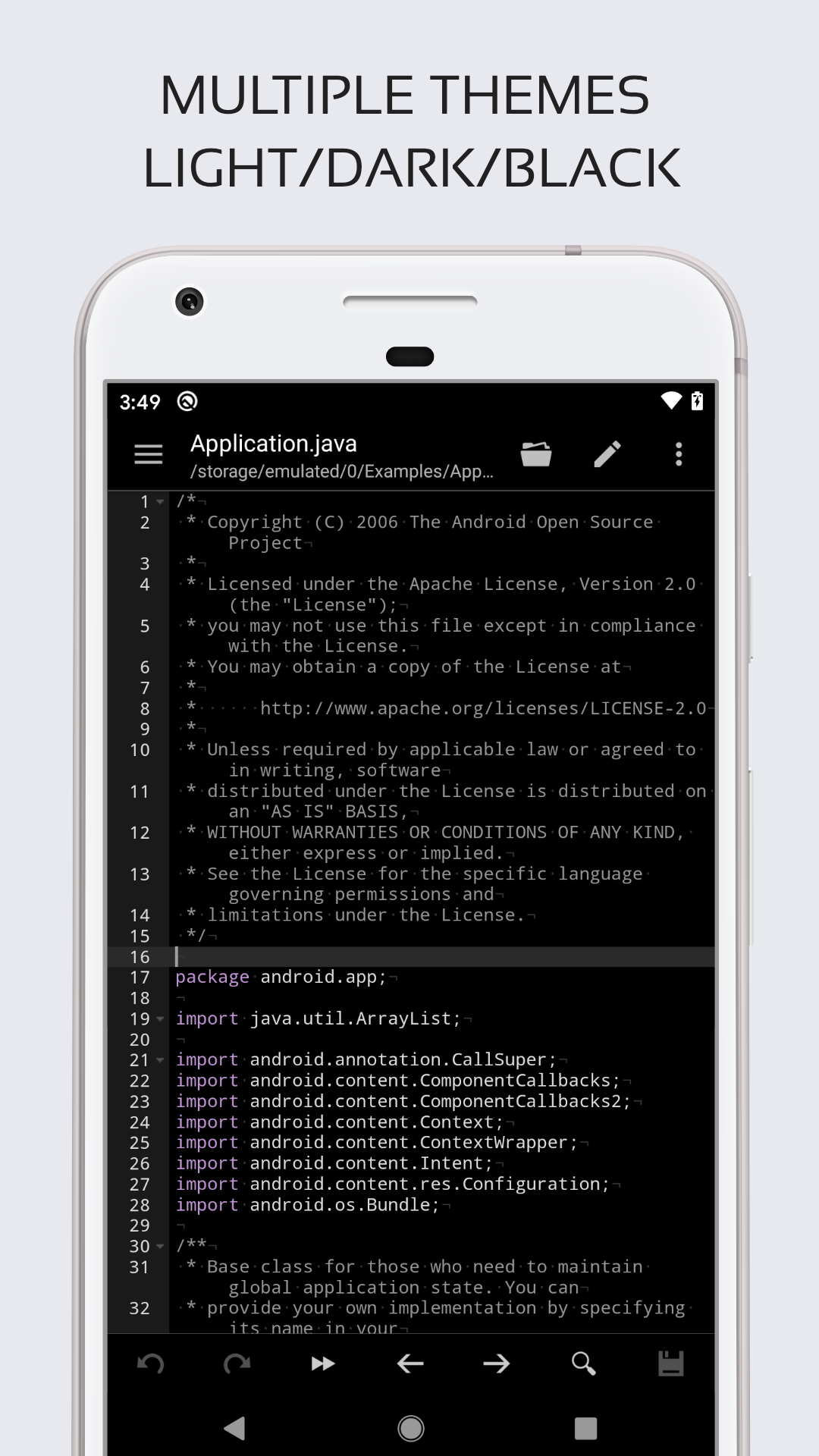 اسکرین شات 6 برنامه ویرایشگر کد - Code Editor