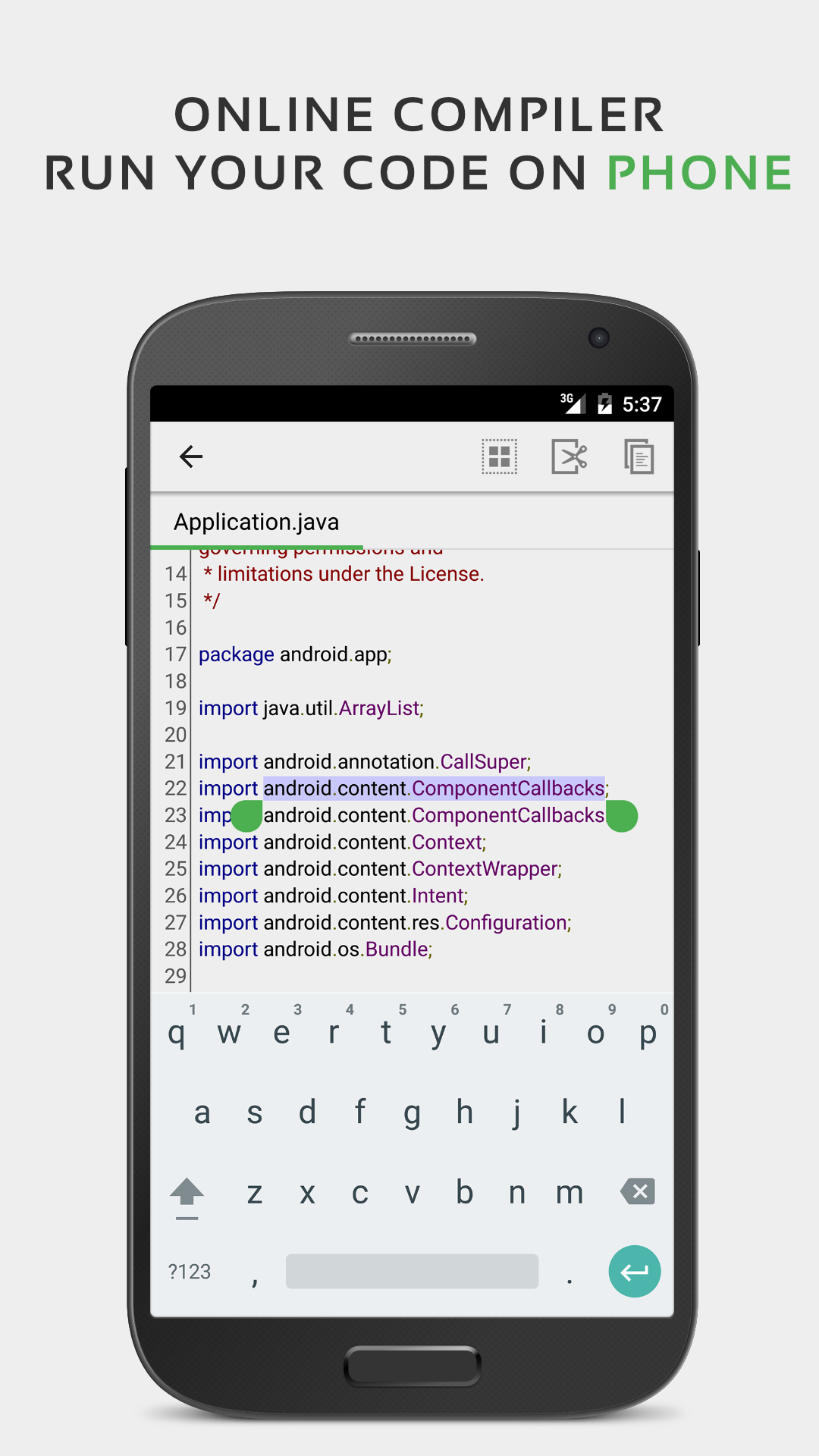 اسکرین شات 3 برنامه QuickEdit Text Editor