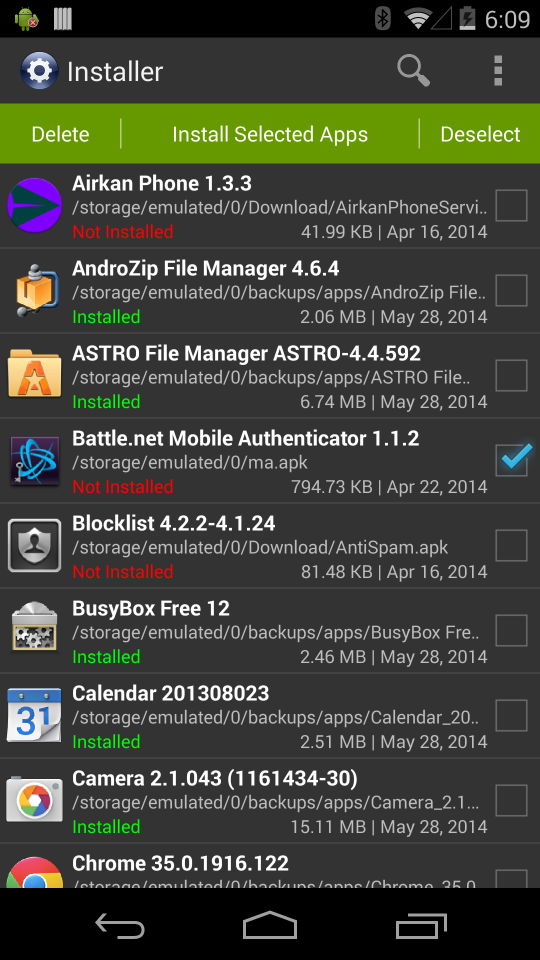 اسکرین شات 1 برنامه Installer - Install APK