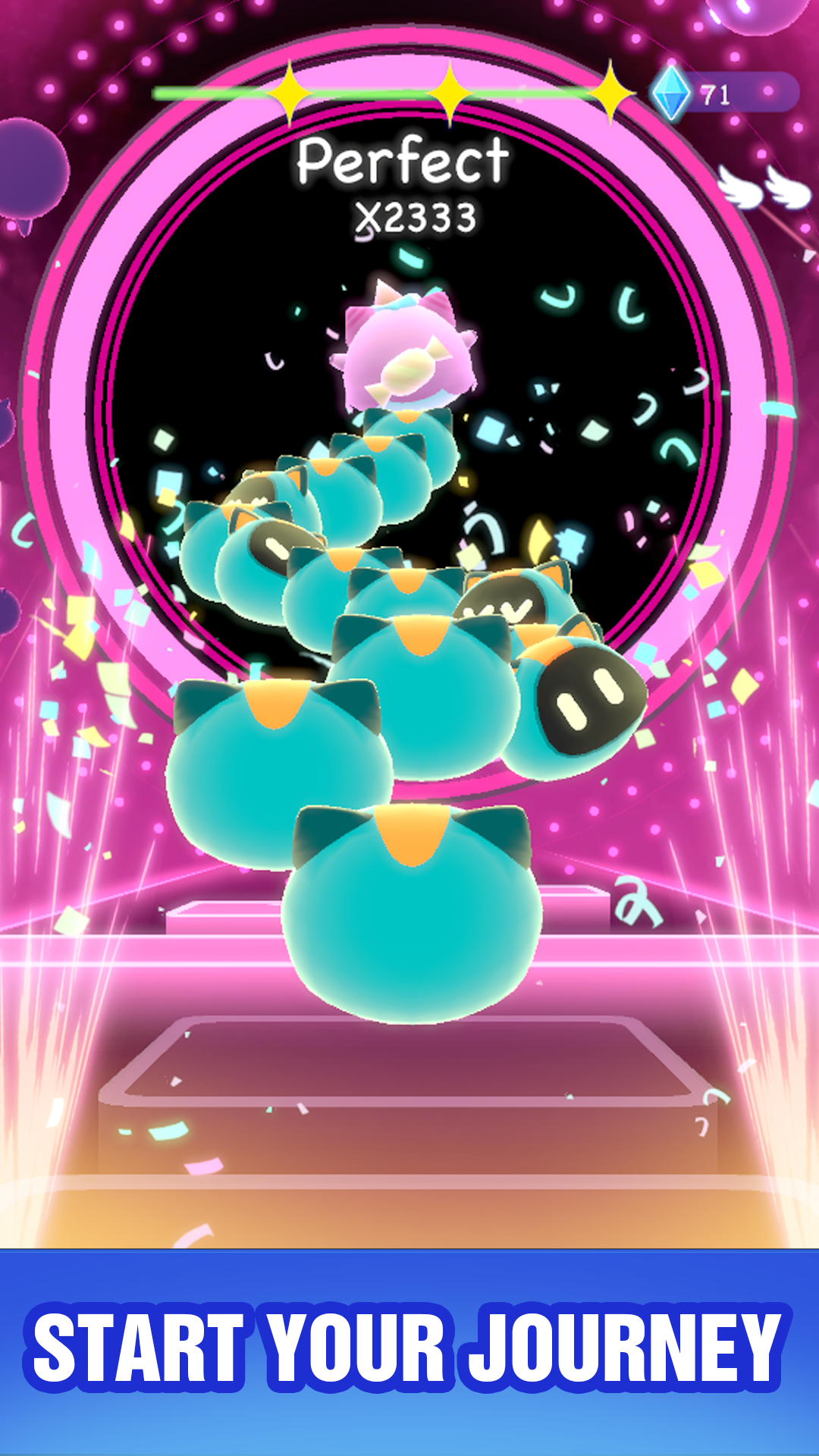 اسکرین شات 4 بازی Cat Hop - Dancing Music Games