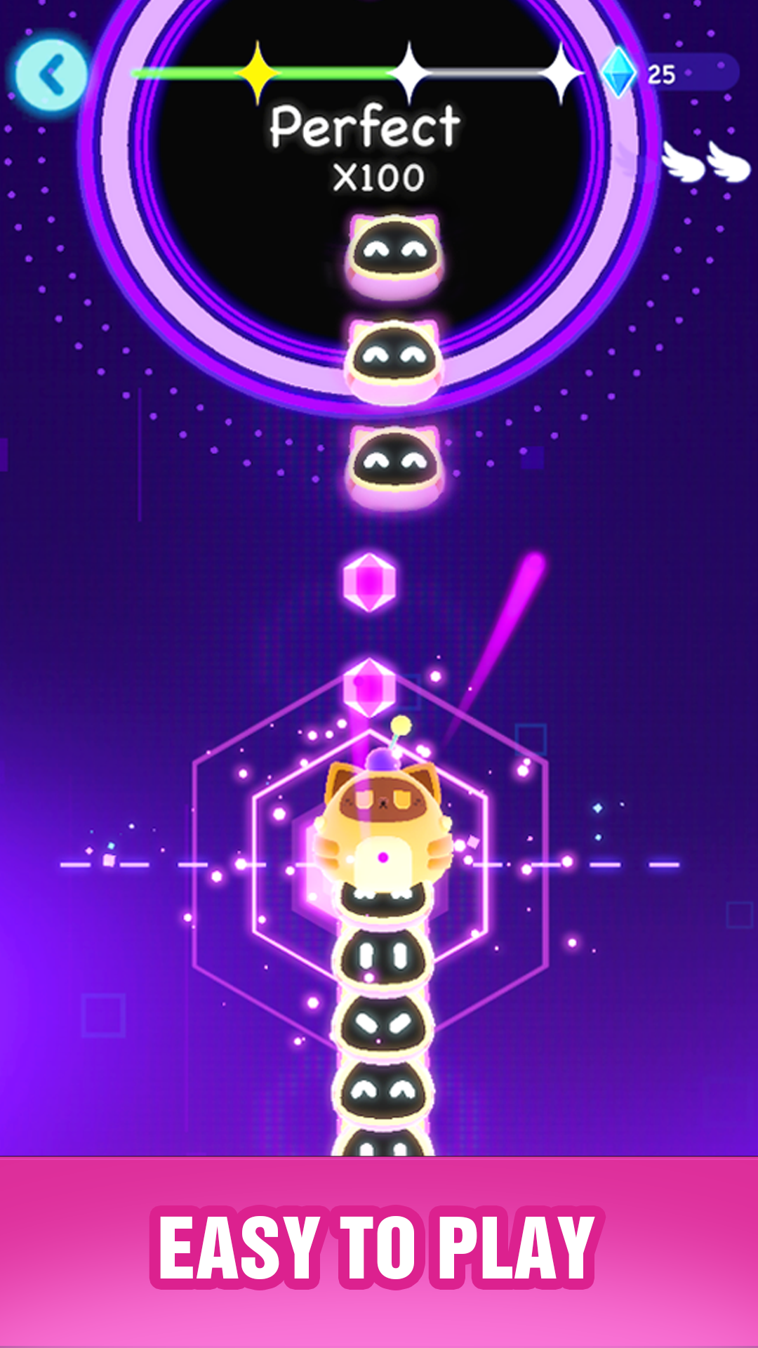 اسکرین شات 3 بازی Cat Hop - Dancing Music Games