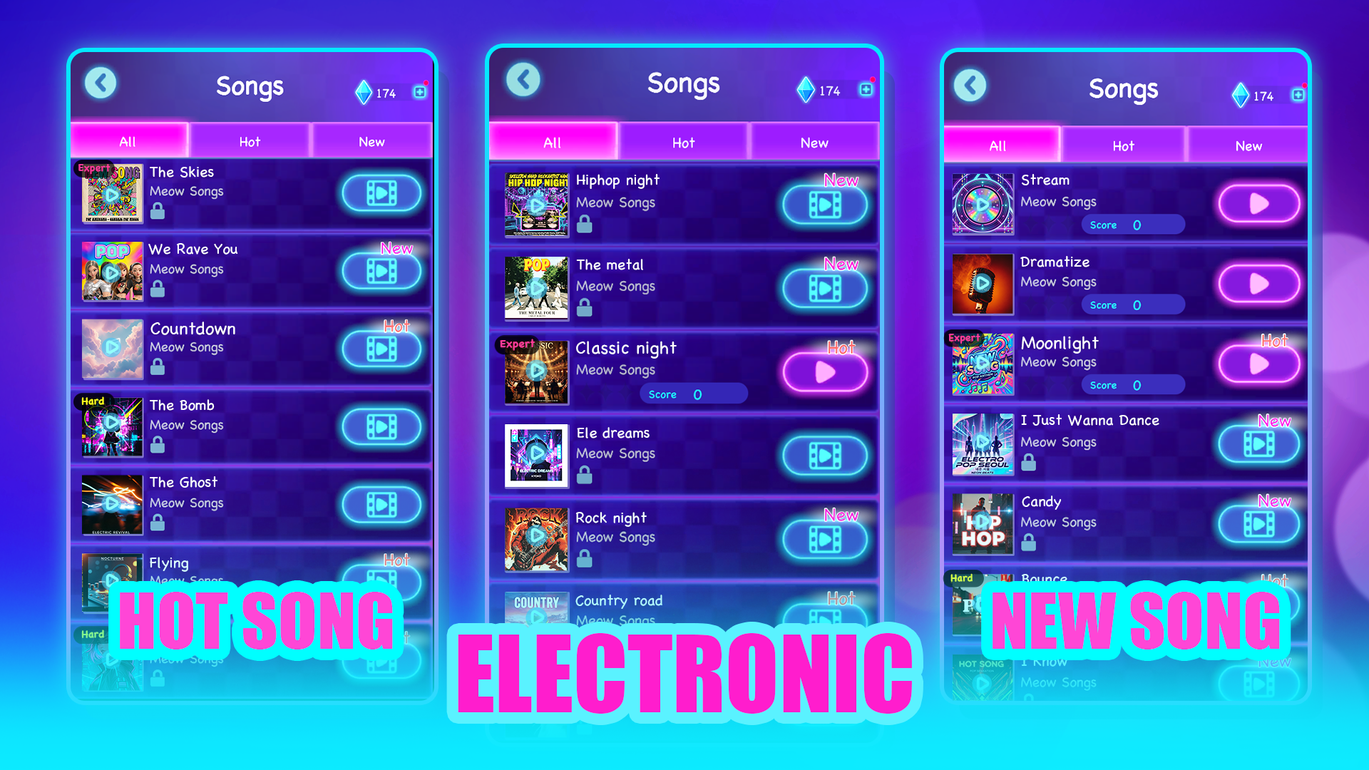 اسکرین شات 6 بازی Cat Hop - Dancing Music Games