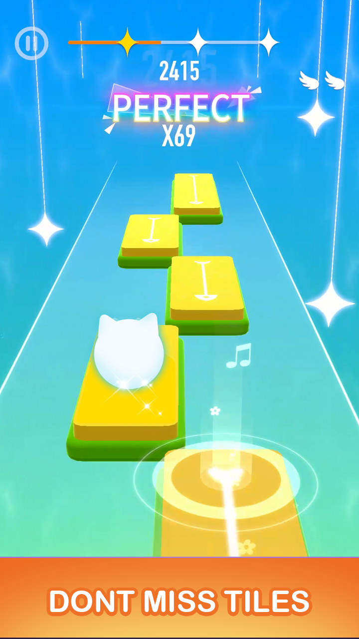 اسکرین شات 2 بازی Dancing Cats - Cute Music Game
