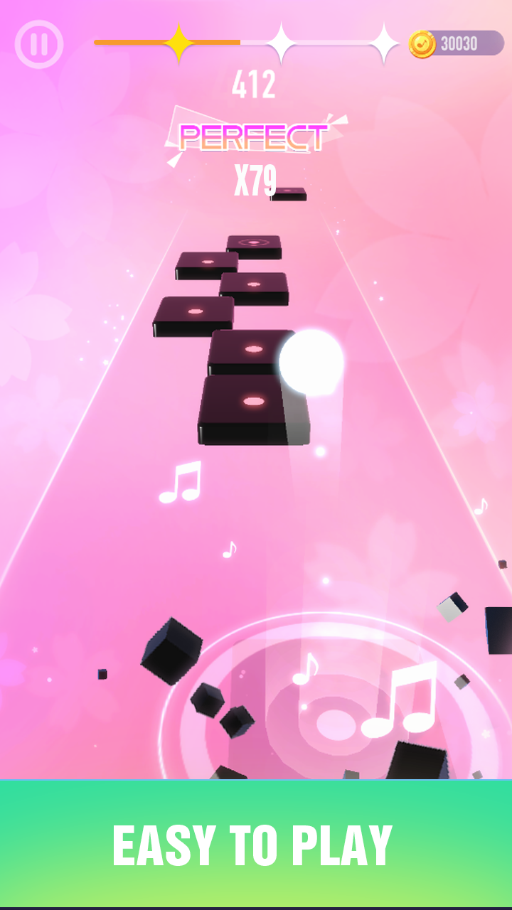 اسکرین شات 3 بازی Piano Hop - Music Jump Ball