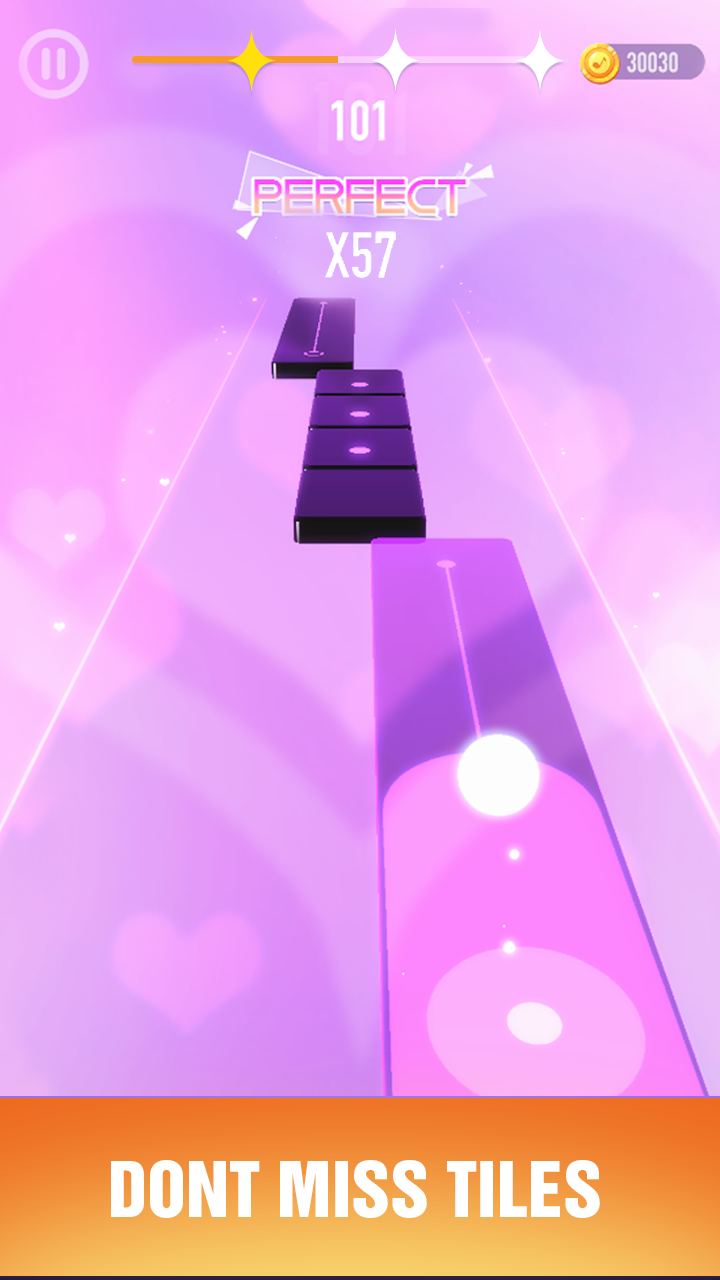 اسکرین شات 2 بازی Piano Hop - Music Jump Ball
