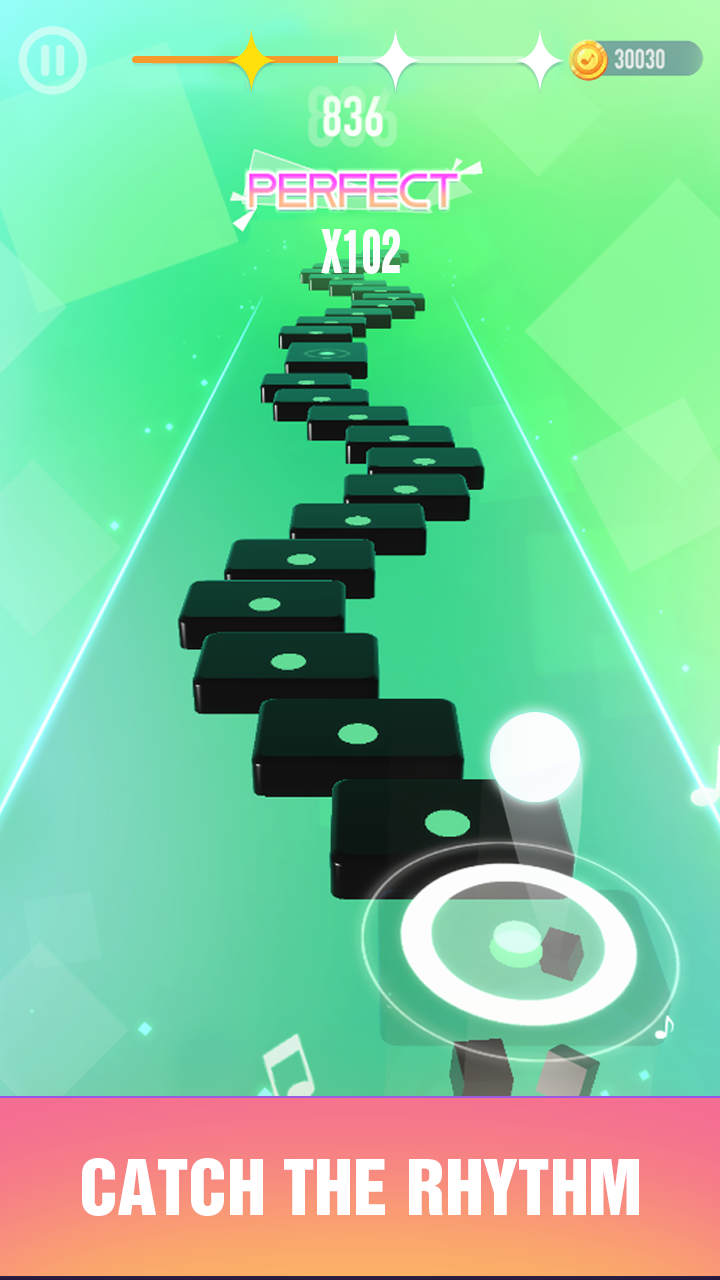 اسکرین شات 4 بازی Piano Hop - Music Jump Ball