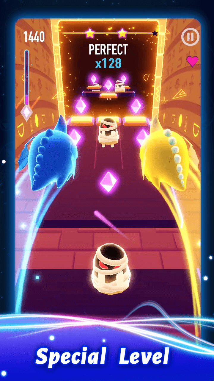 اسکرین شات 1 بازی Rolling Twins: Music Ball Rush