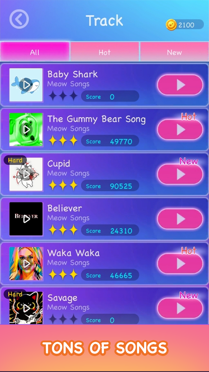 اسکرین شات 4 بازی Two Cats - Dancing Music Games