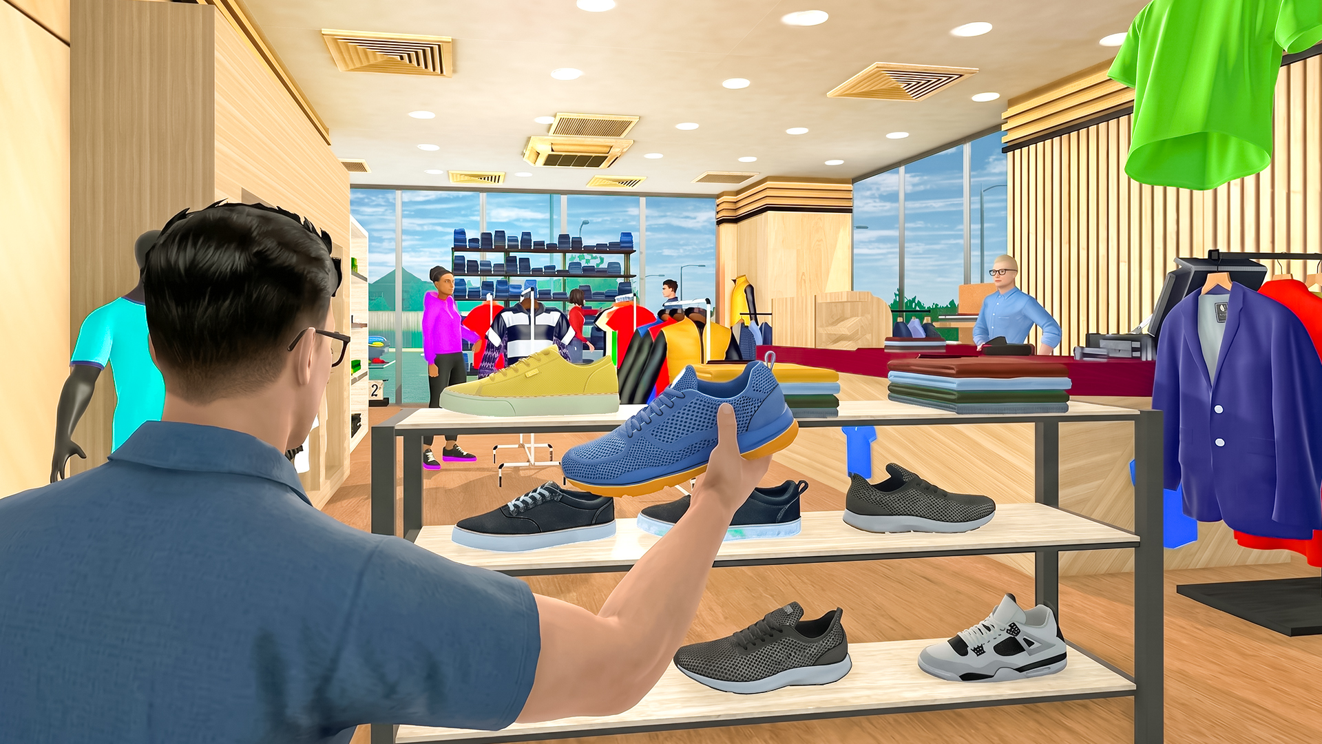 اسکرین شات 3 بازی My Clothing Store Simulator 3d