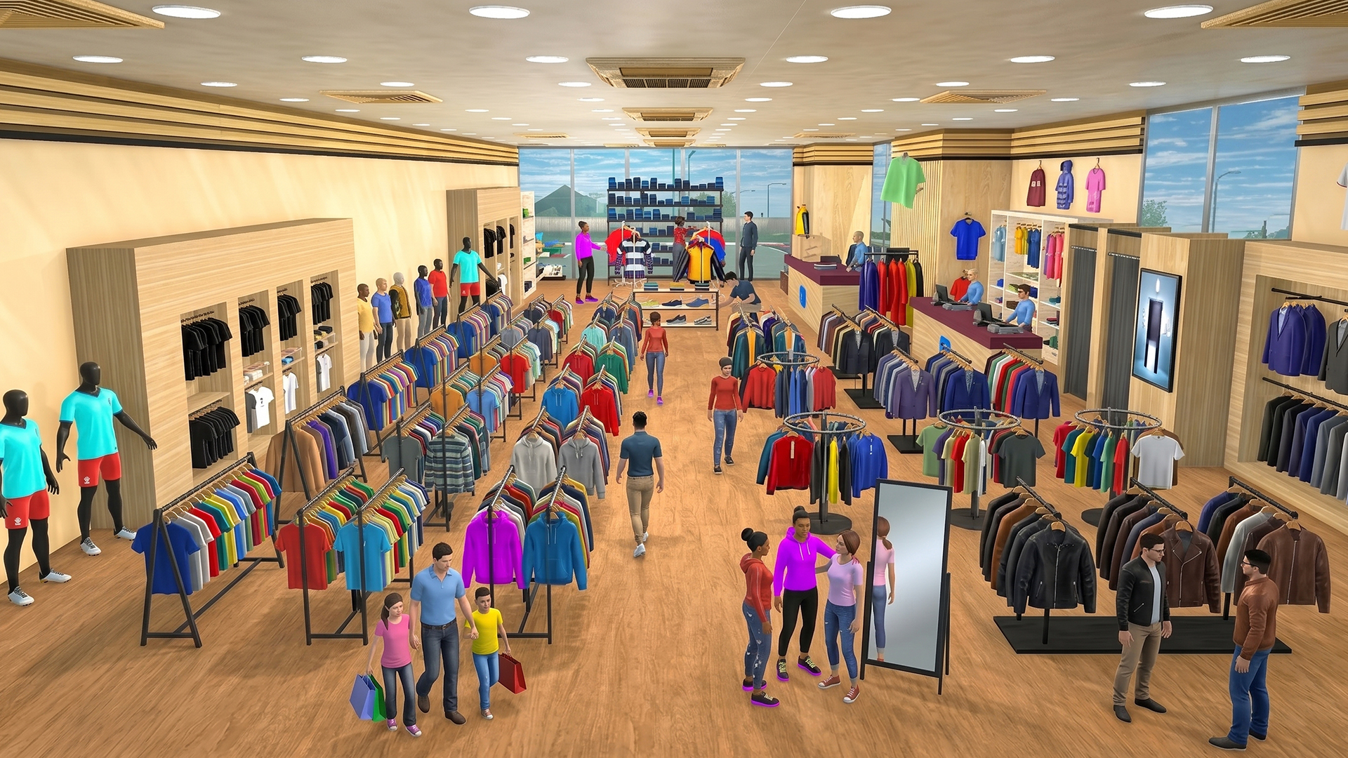 اسکرین شات 6 بازی My Clothing Store Simulator 3d