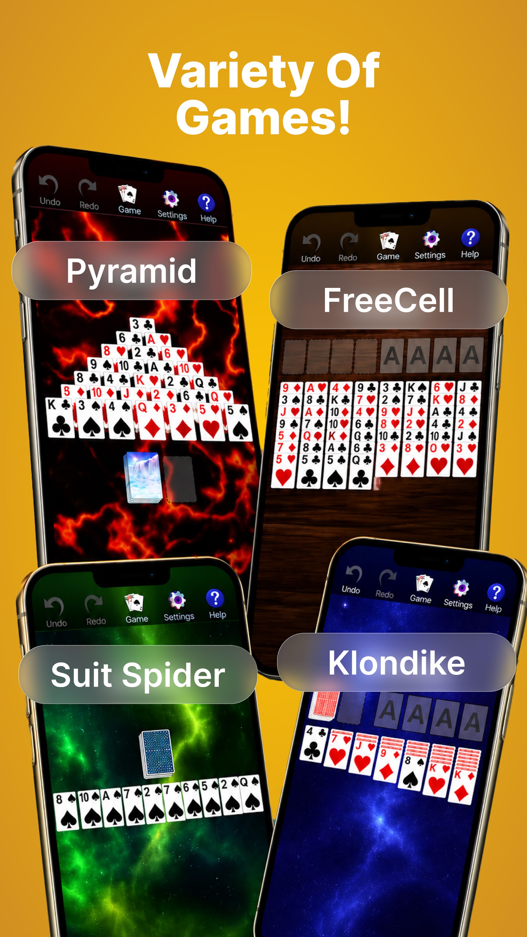 اسکرین شات 1 بازی 150+ Classic Card Games Pack