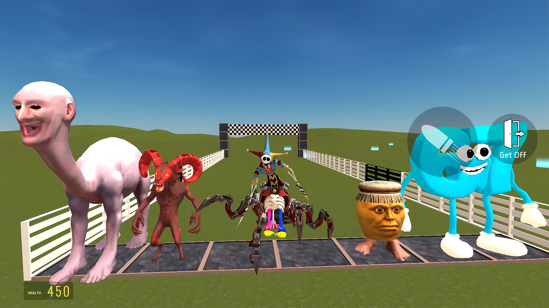 اسکرین شات 3 بازی Nextbots In Playground mod