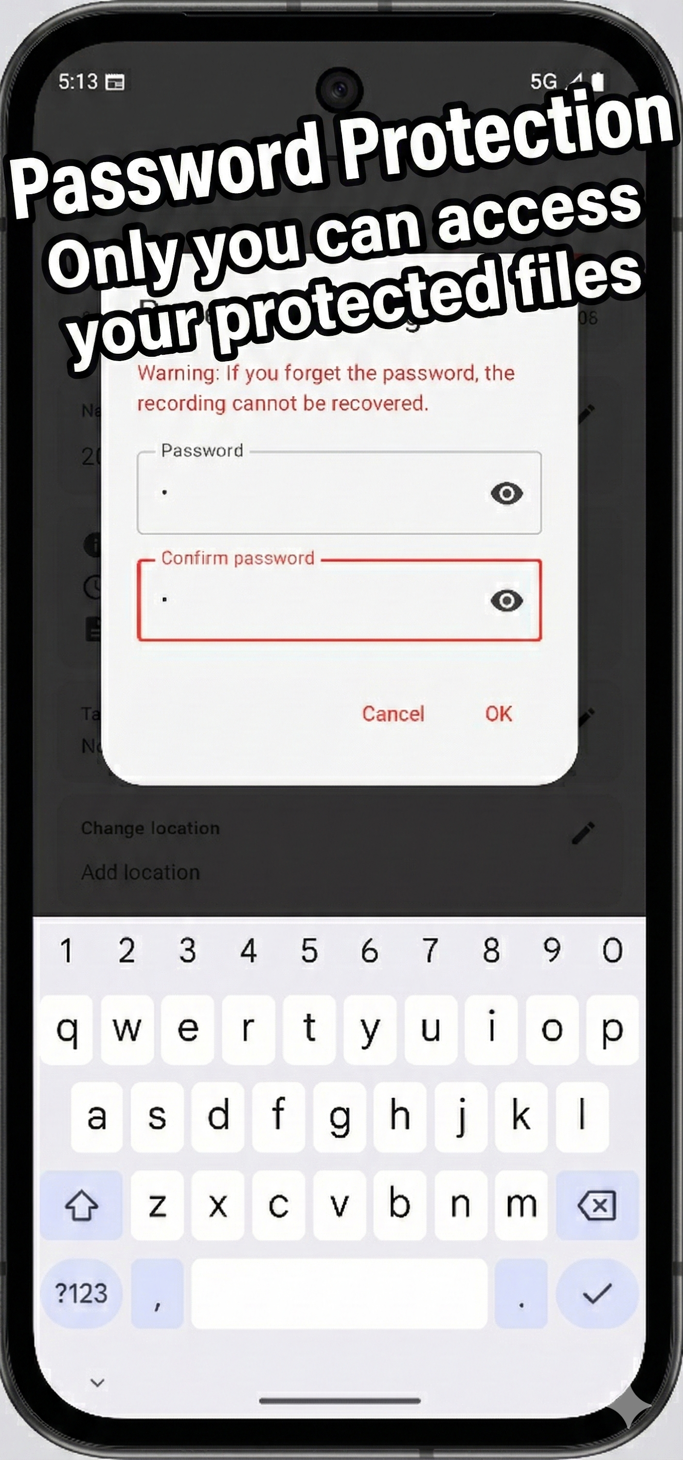 اسکرین شات 4 برنامه Wear Audio Recorder