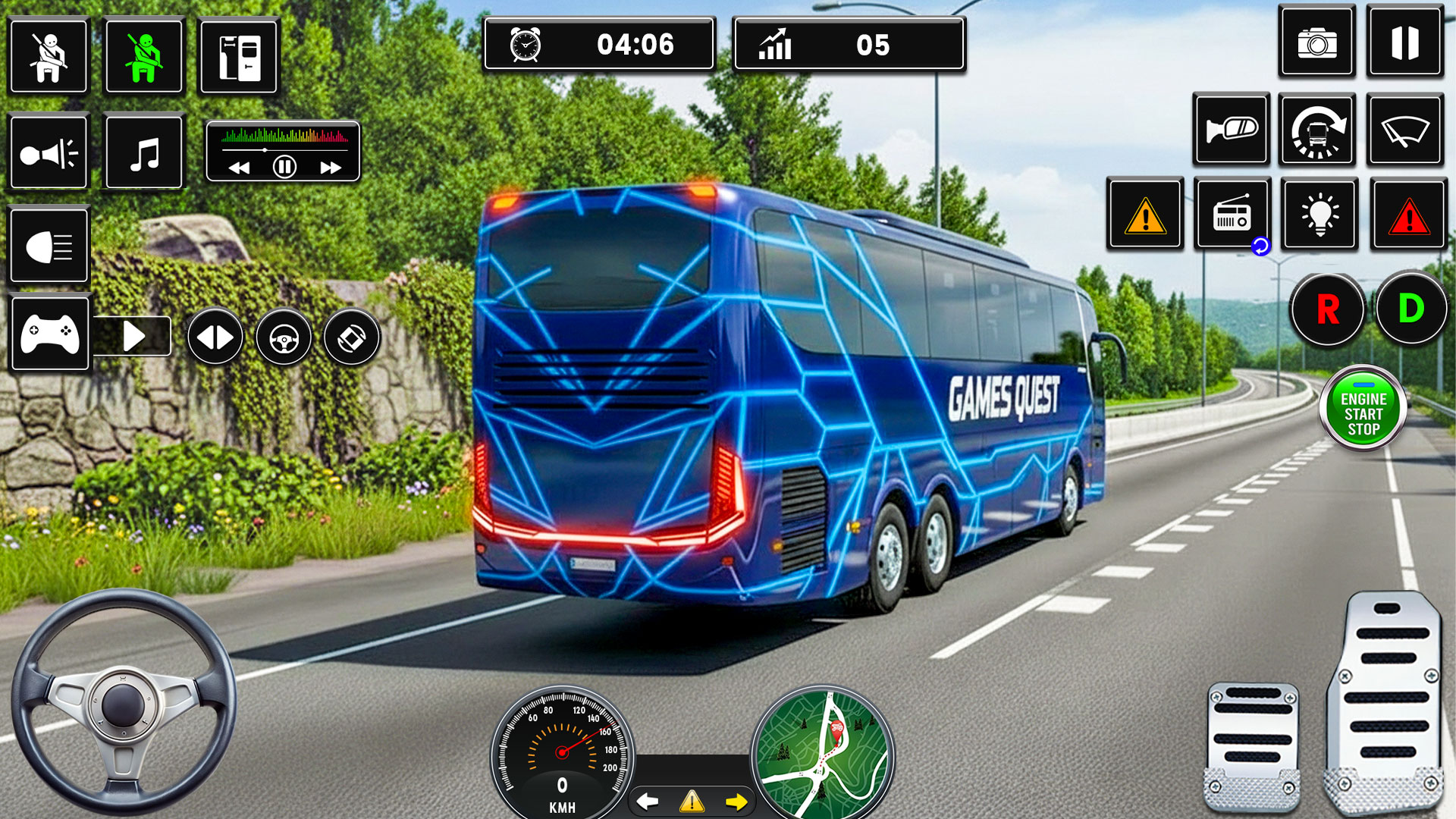 اسکرین شات 3 بازی City Bus Simulator 3D Offline