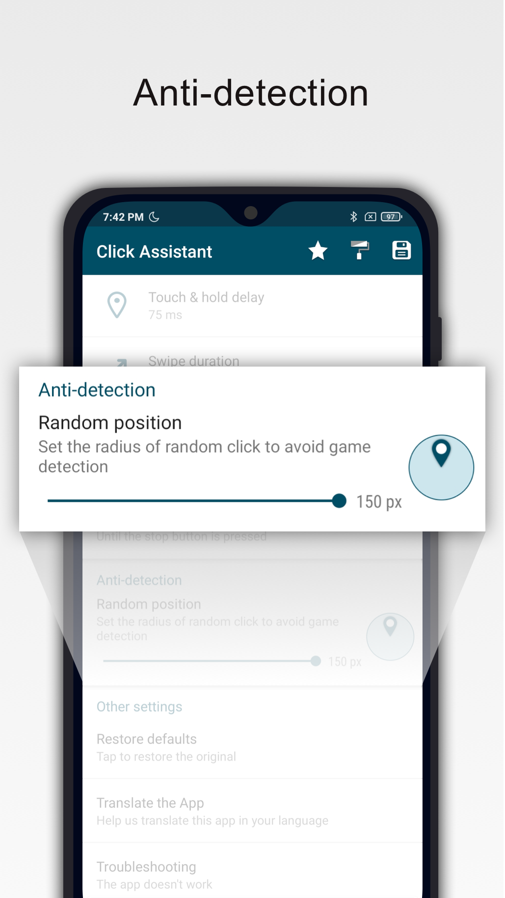 اسکرین شات 5 برنامه Auto Clicker : Click Assistant