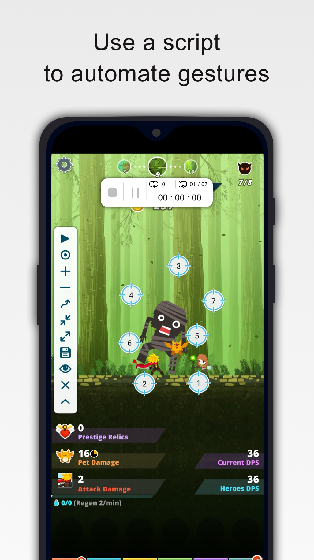 اسکرین شات 2 برنامه Auto Clicker : Click Assistant
