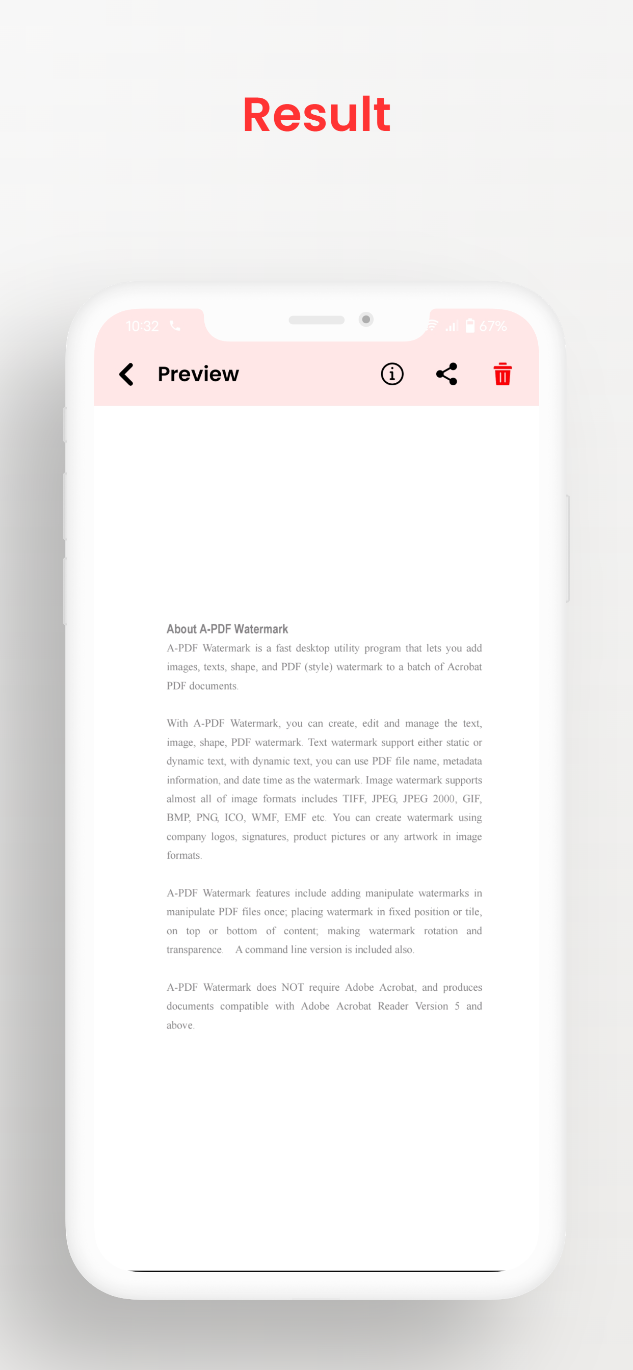 اسکرین شات 5 برنامه PDF Watermark Remover