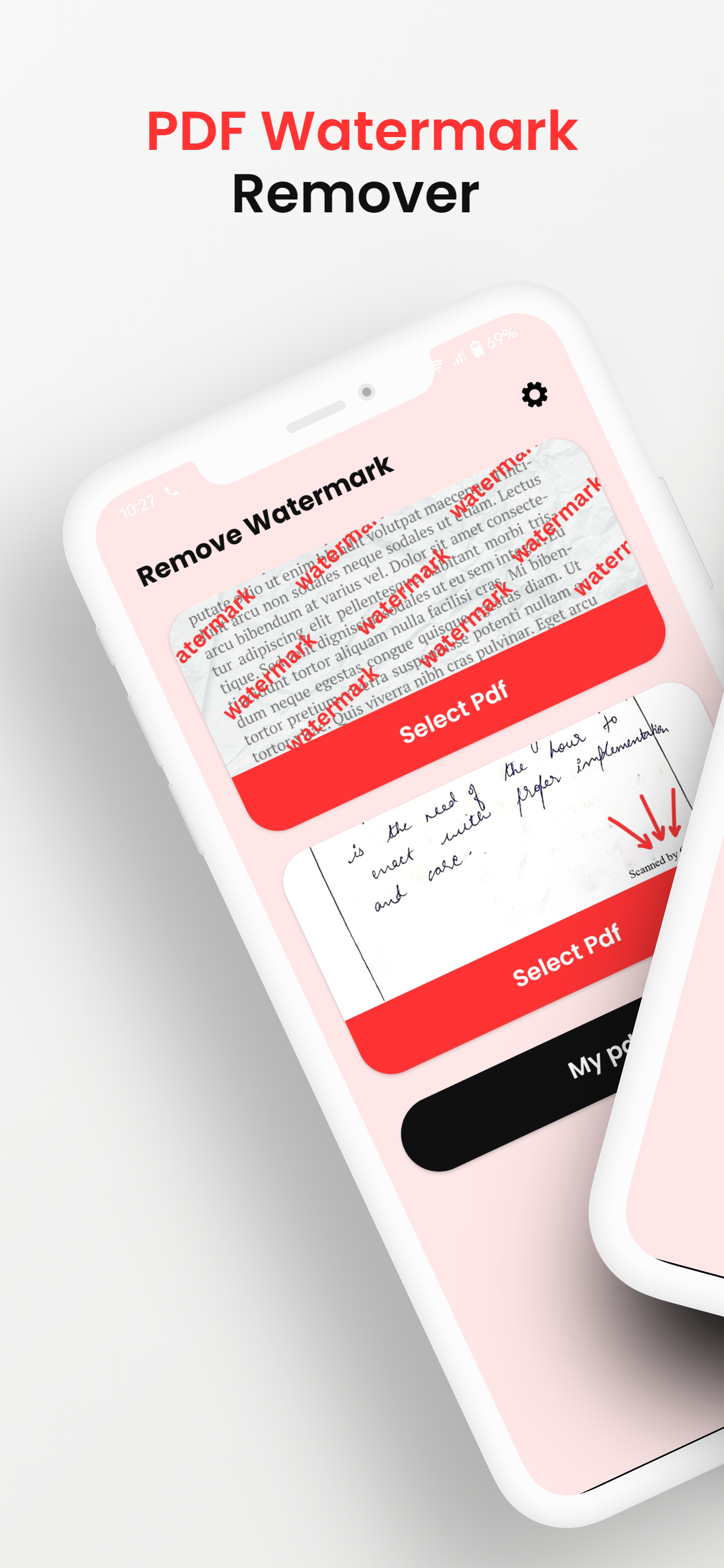 اسکرین شات 2 برنامه PDF Watermark Remover