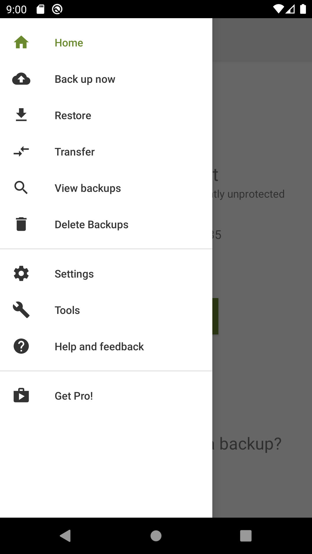 اسکرین شات 3 برنامه SMS Backup & Restore