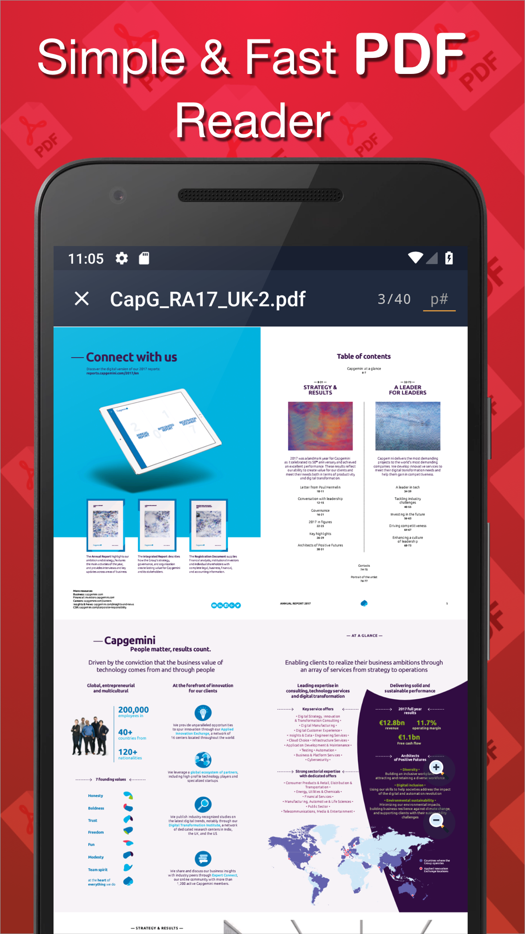 اسکرین شات 1 برنامه Simple PDF Reader 2023