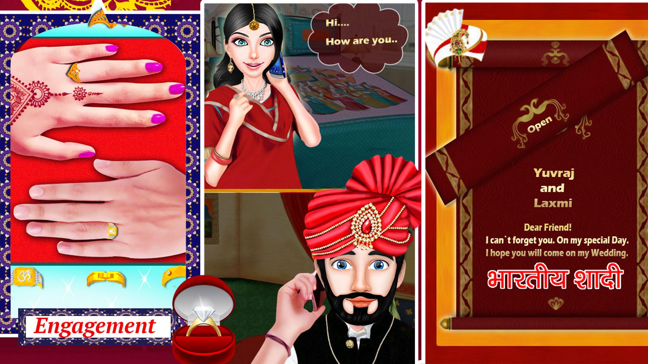 اسکرین شات 6 برنامه Indian Hindu Wedding Girl Game