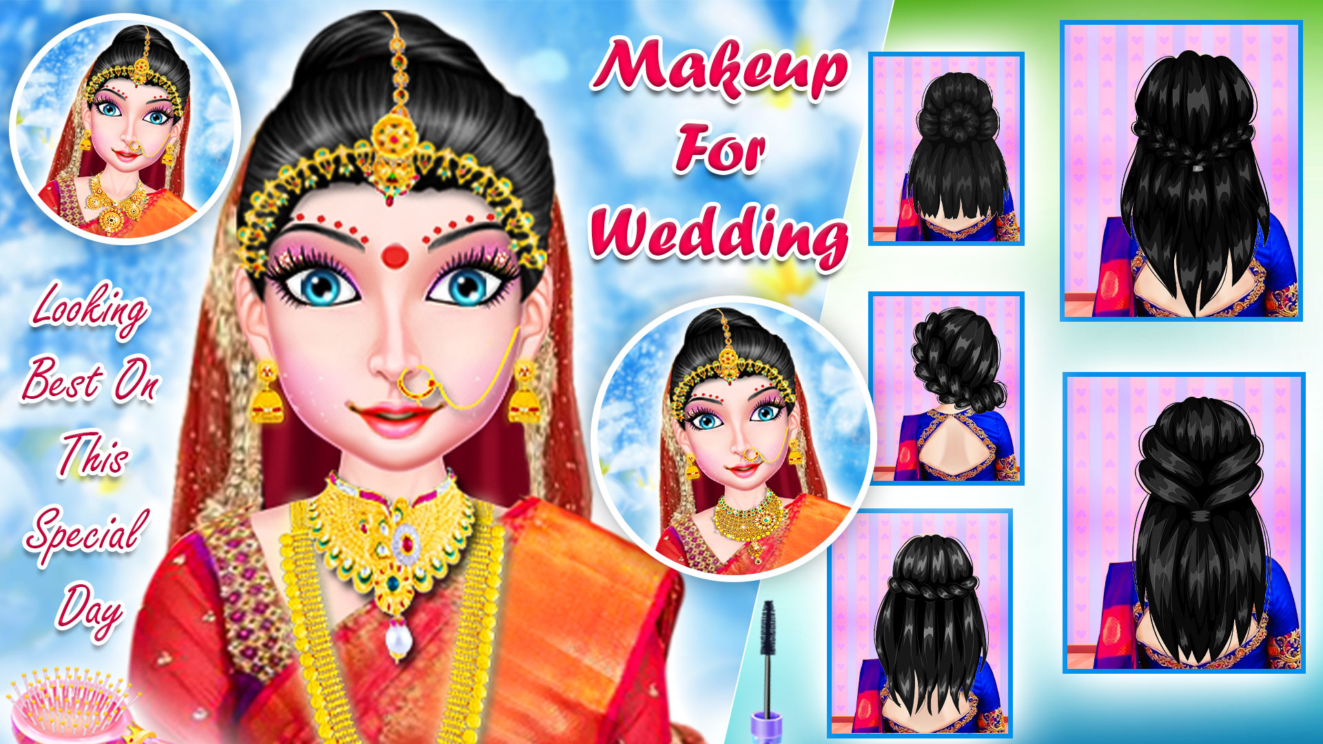 اسکرین شات 3 برنامه Indian Hindu Wedding Girl Game