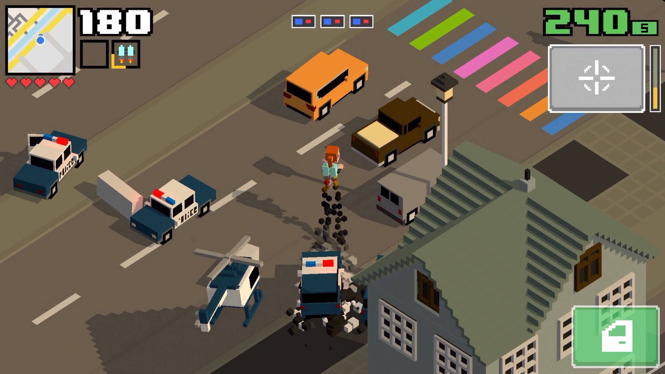 اسکرین شات 1 بازی Smashy Road: Wanted 2
