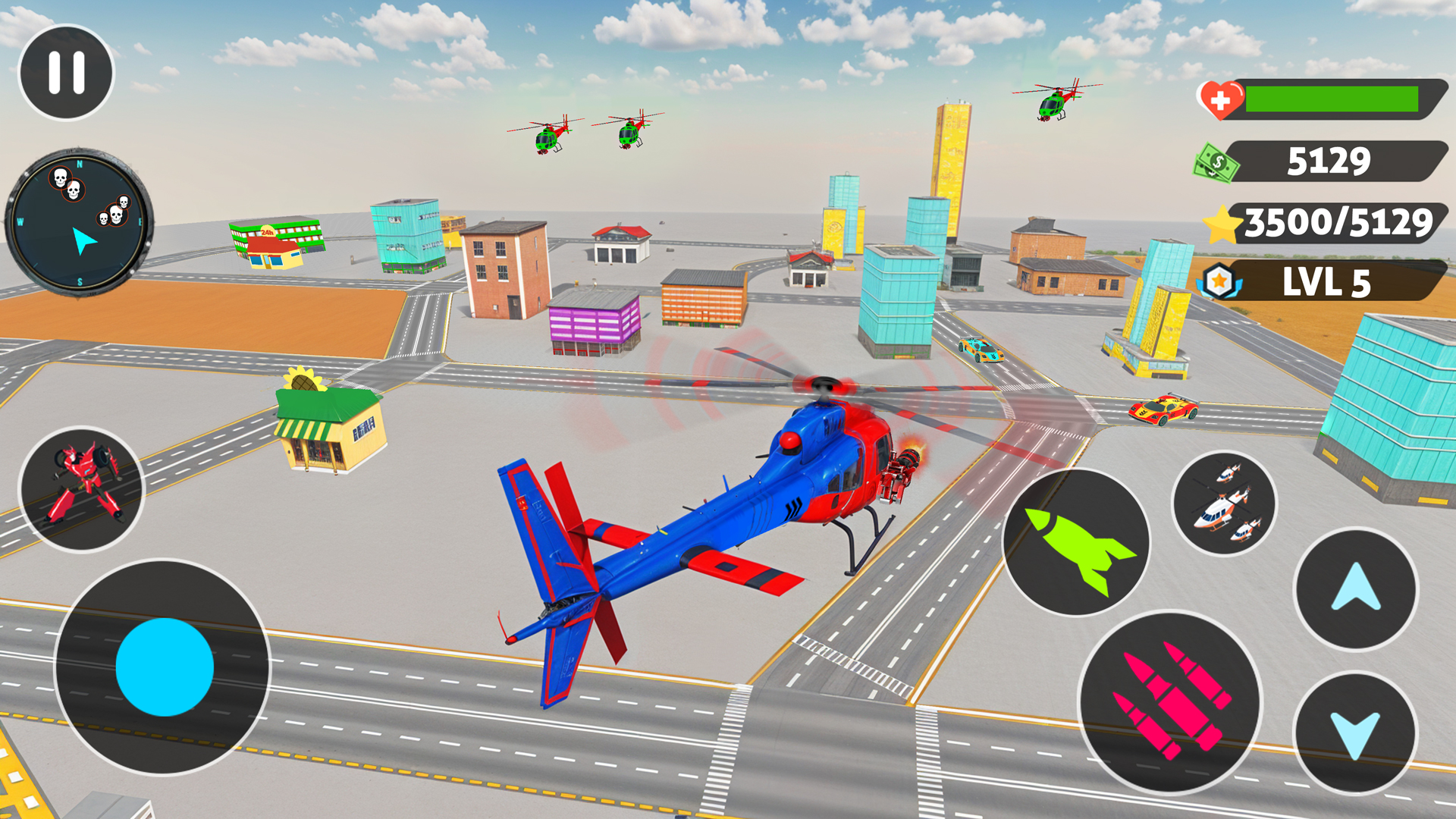 اسکرین شات 3 برنامه Mech Robot Transforming Game