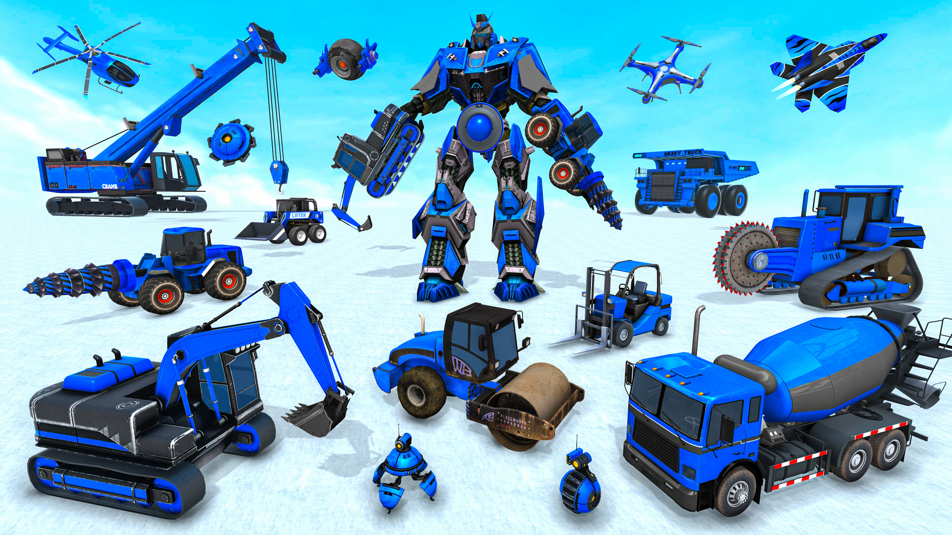 اسکرین شات 1 برنامه Mech Robot Transforming Game