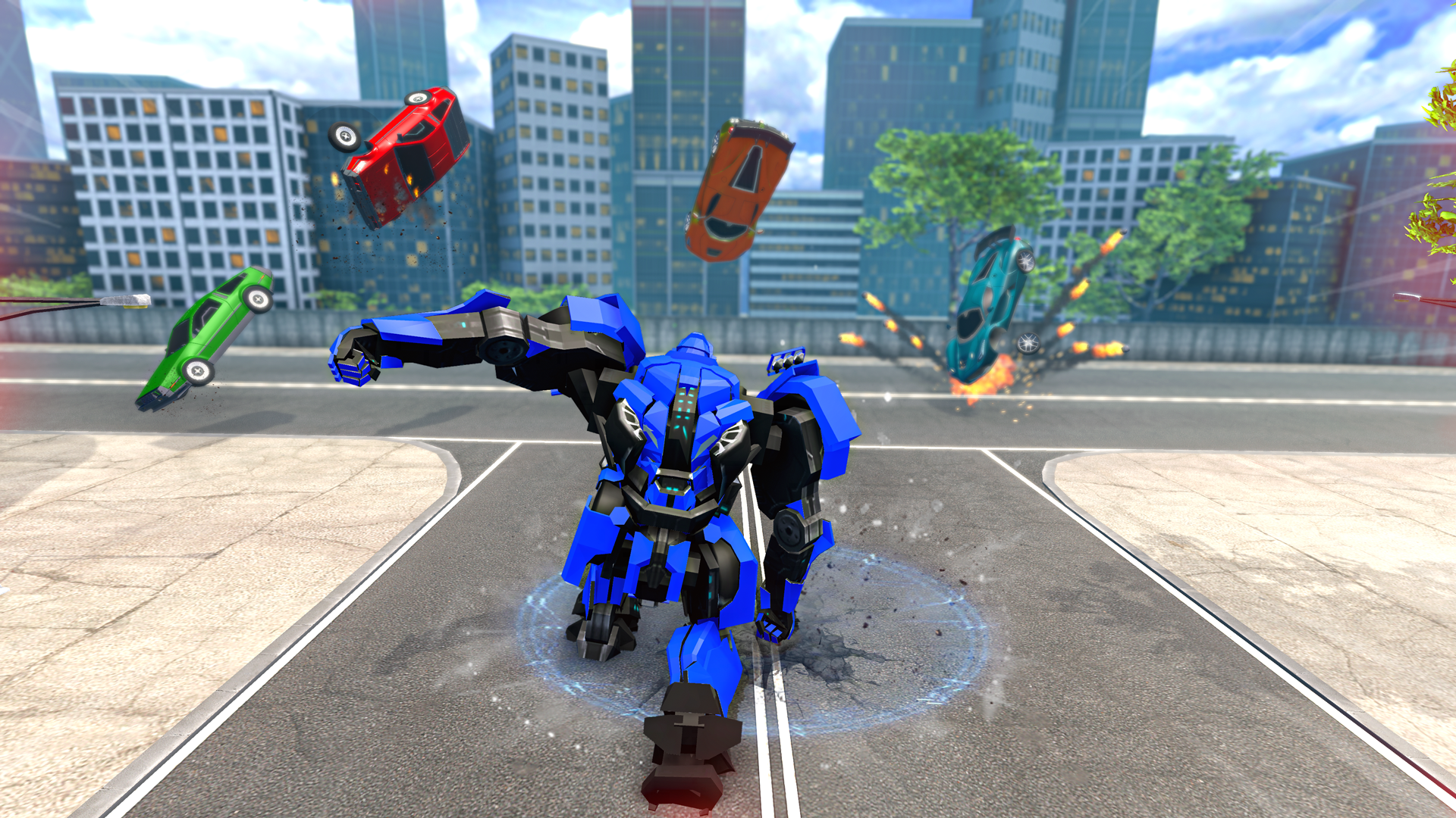 اسکرین شات 3 بازی Dino Transform Robot Games
