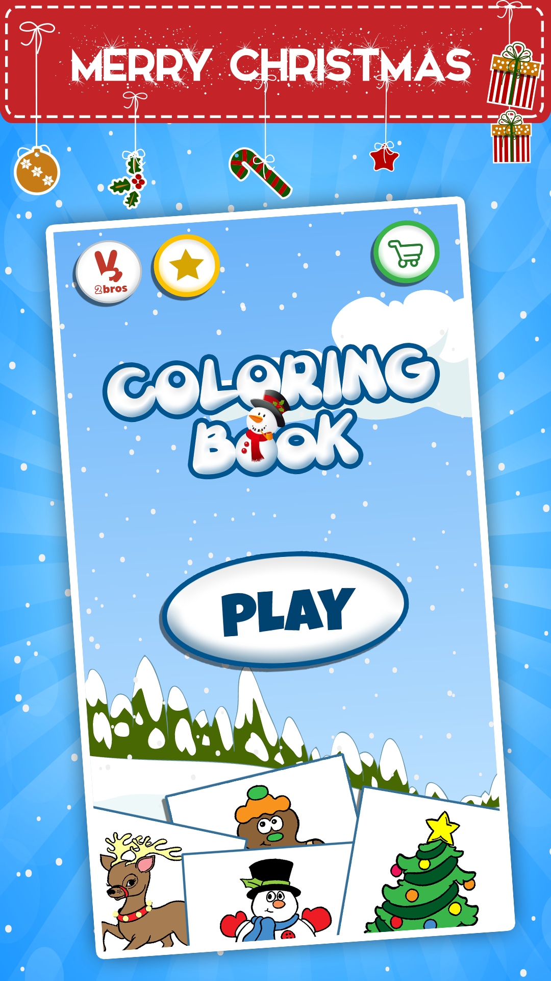 اسکرین شات 4 بازی Kids coloring book:  Christmas