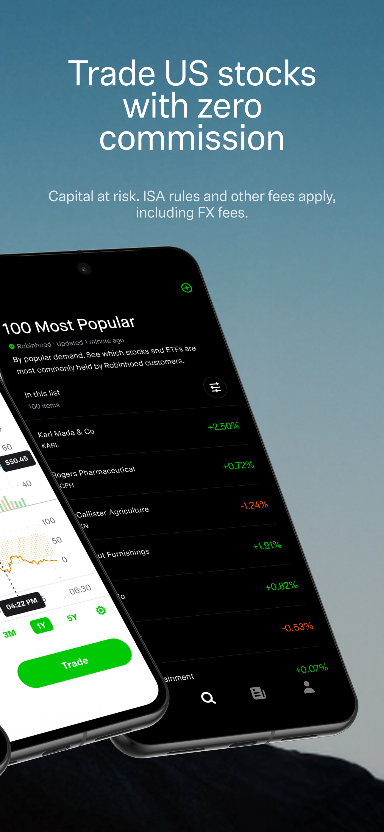اسکرین شات 3 برنامه Robinhood Trading & Investing