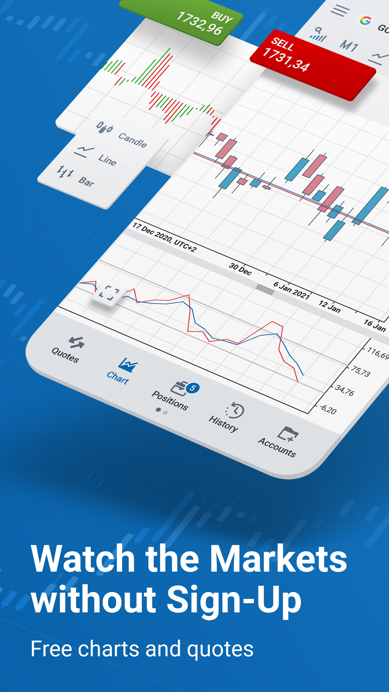 اسکرین شات 3 برنامه MobileTrader: Online Trading
