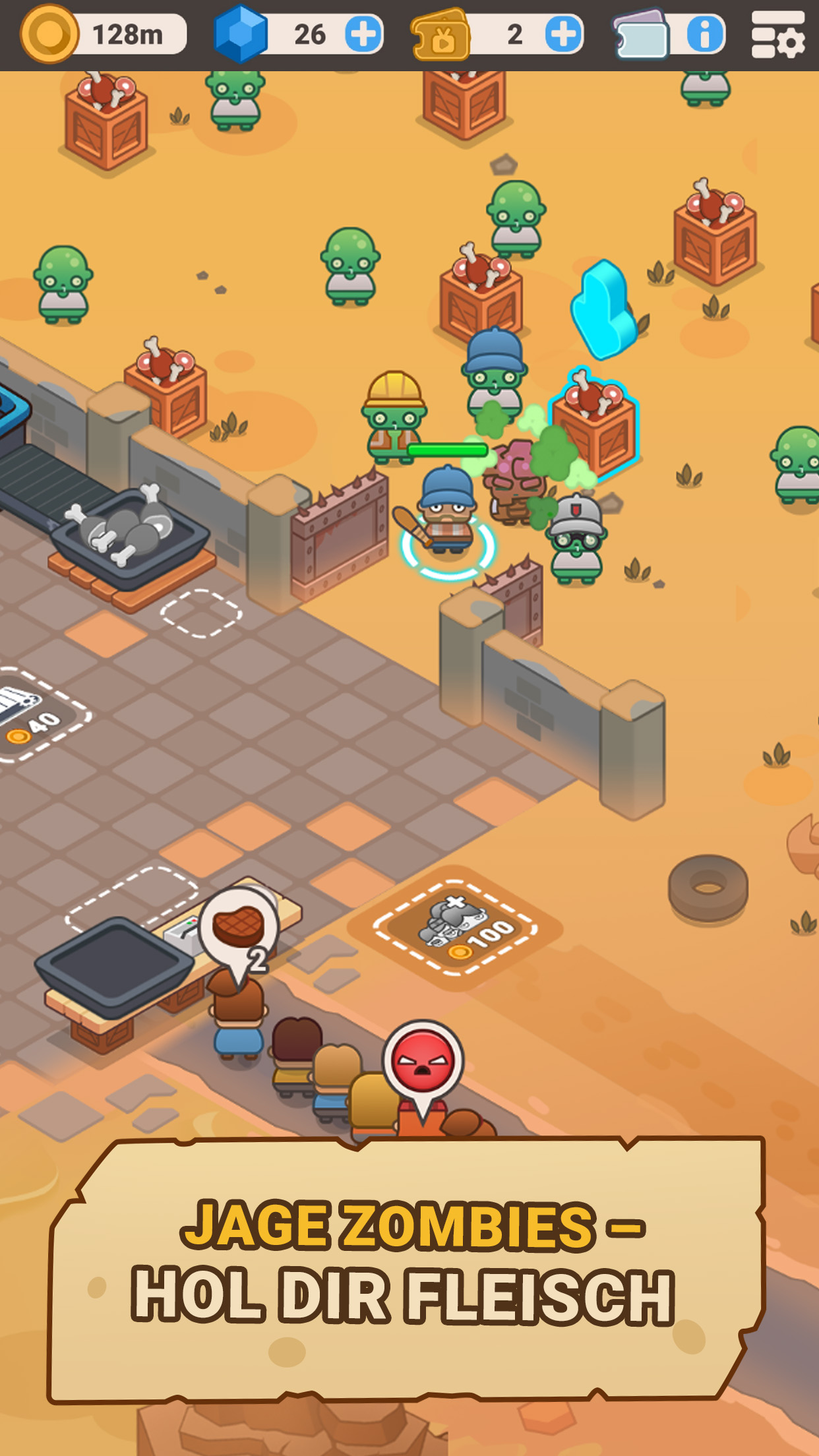 اسکرین شات 2 بازی Idle Outpost: Upgrade Games