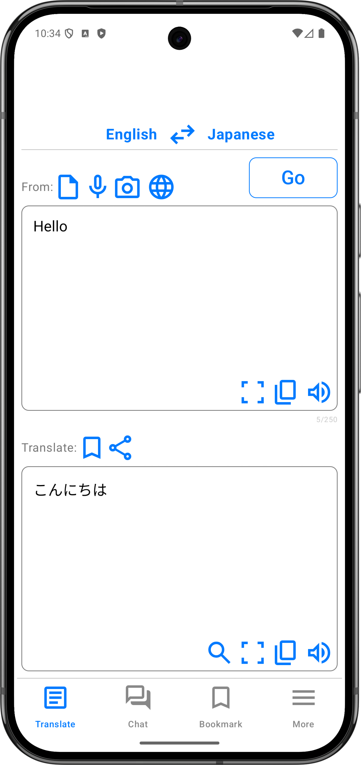 اسکرین شات 1 برنامه QTranslate