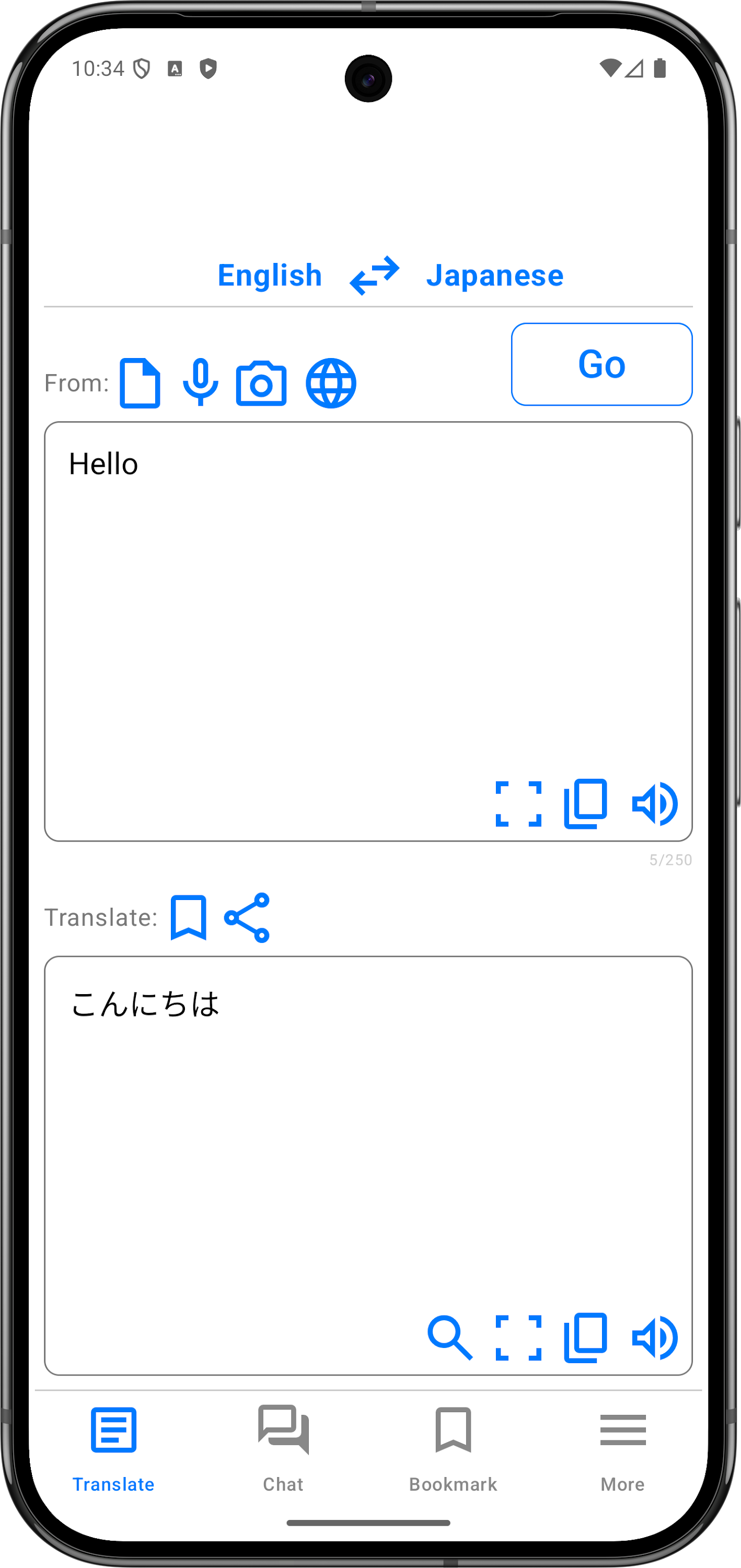 اسکرین شات 1 برنامه QTranslate