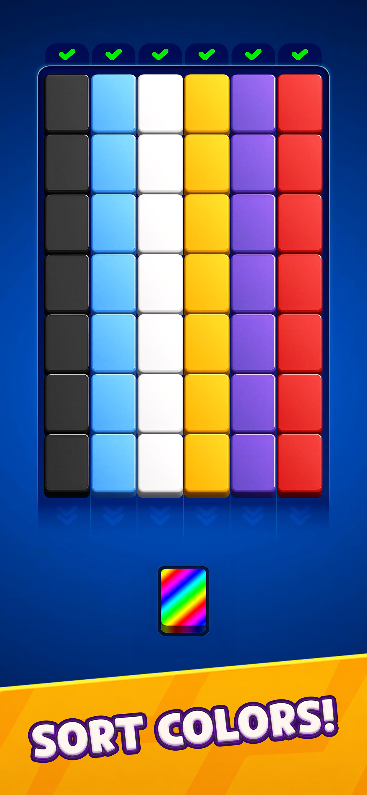 اسکرین شات 1 بازی Stack Sort: Color Puzzle