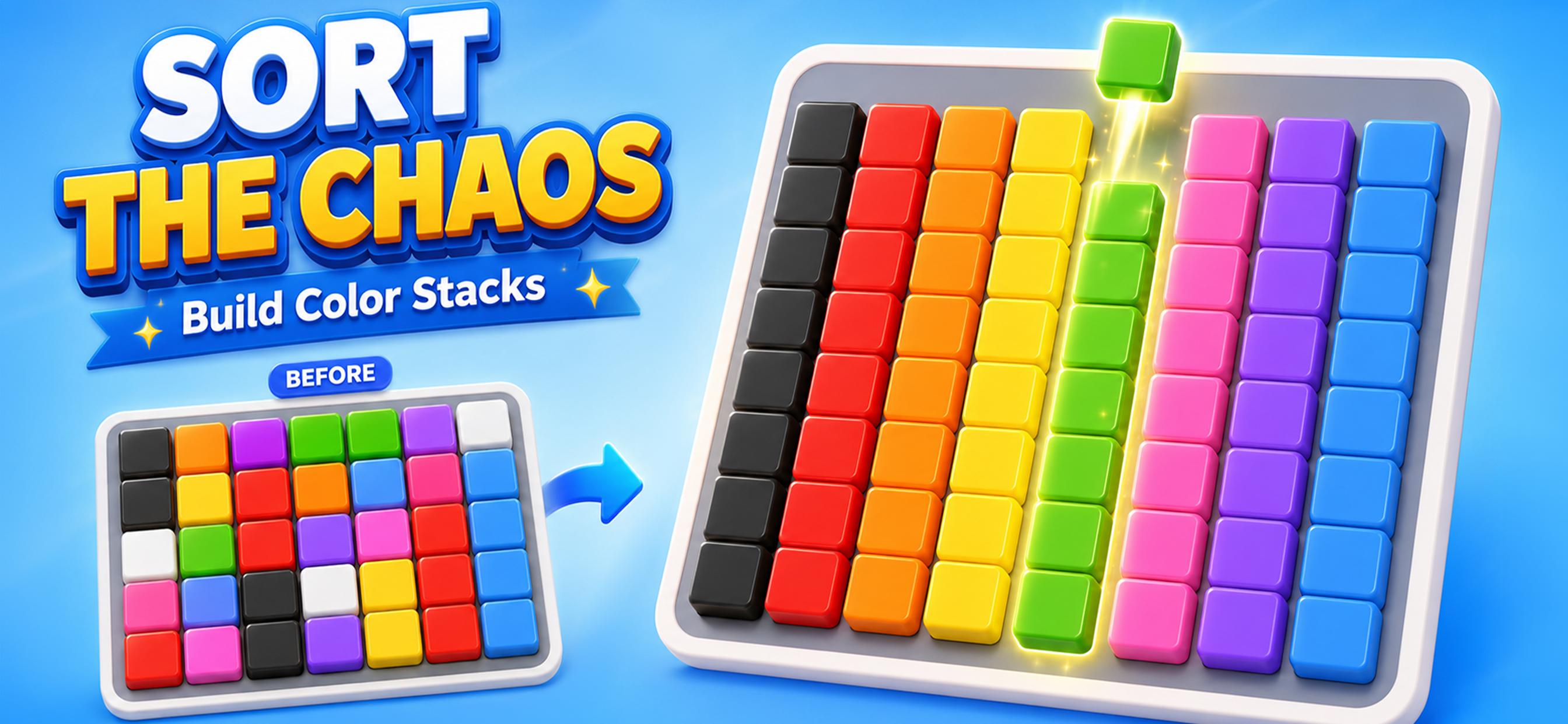 اسکرین شات 6 بازی Stack Sort: Color Puzzle
