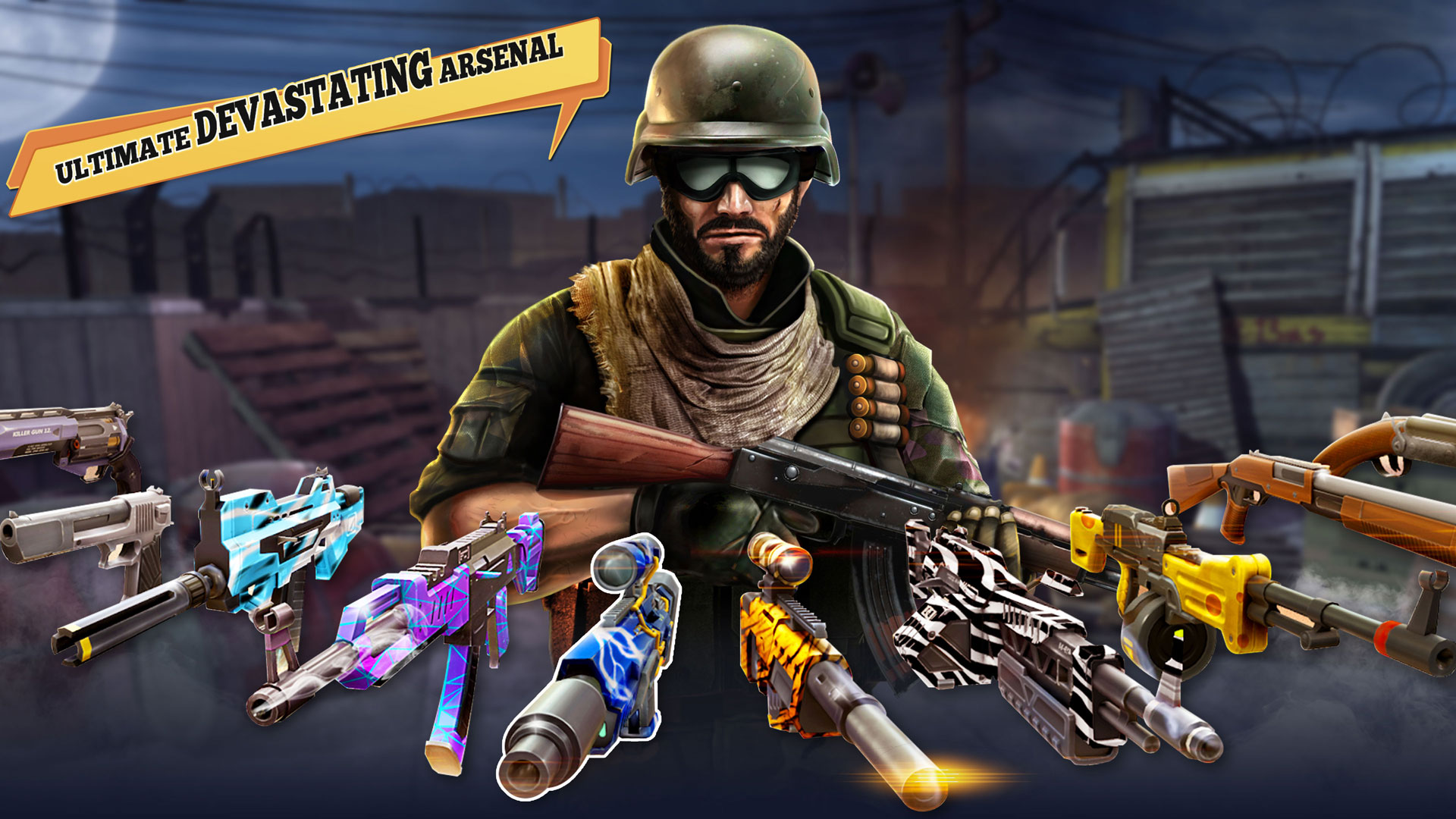 اسکرین شات 4 بازی FPS Commando Gun Shooting Game