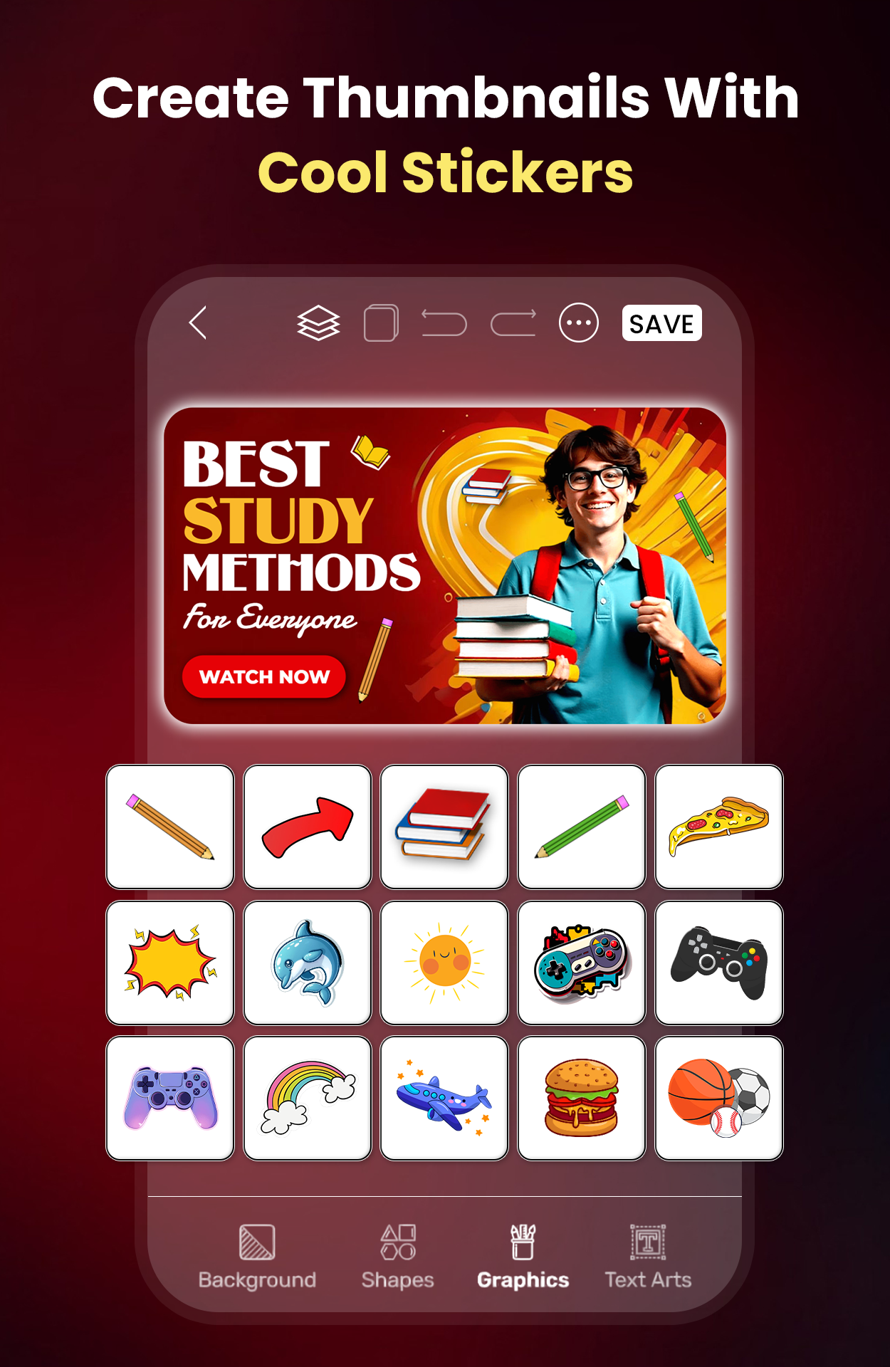 اسکرین شات 8 برنامه Thumbnail Maker, Banner Maker