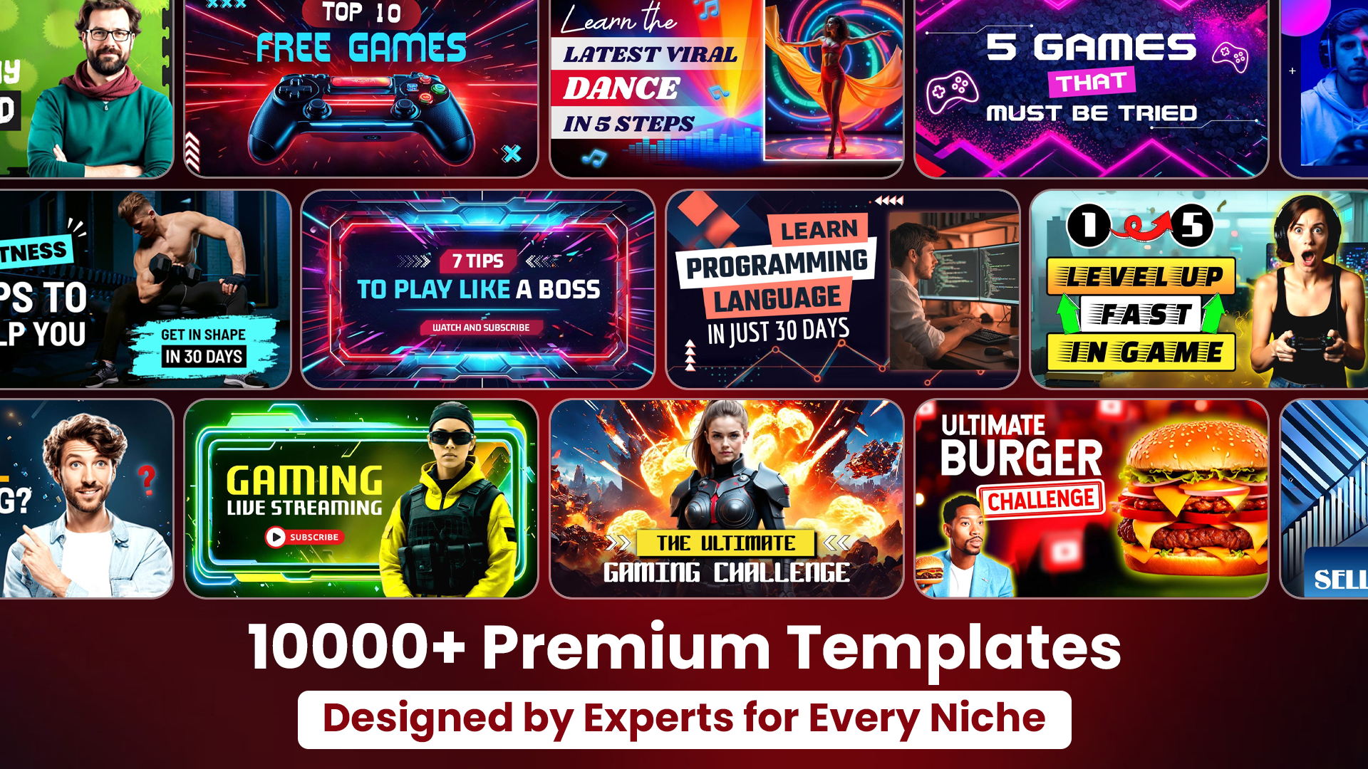 اسکرین شات 2 برنامه Thumbnail Maker, Banner Maker