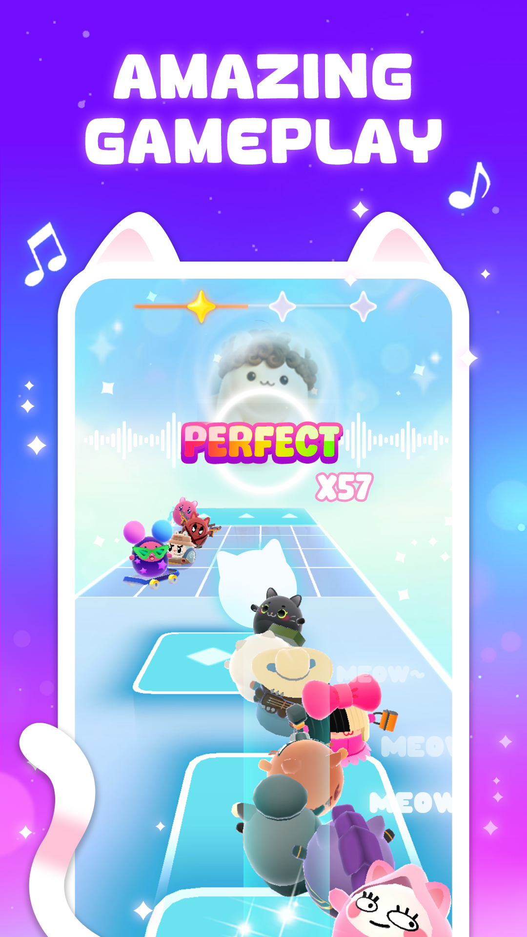اسکرین شات 1 بازی Dancing Cats 2: Music Games