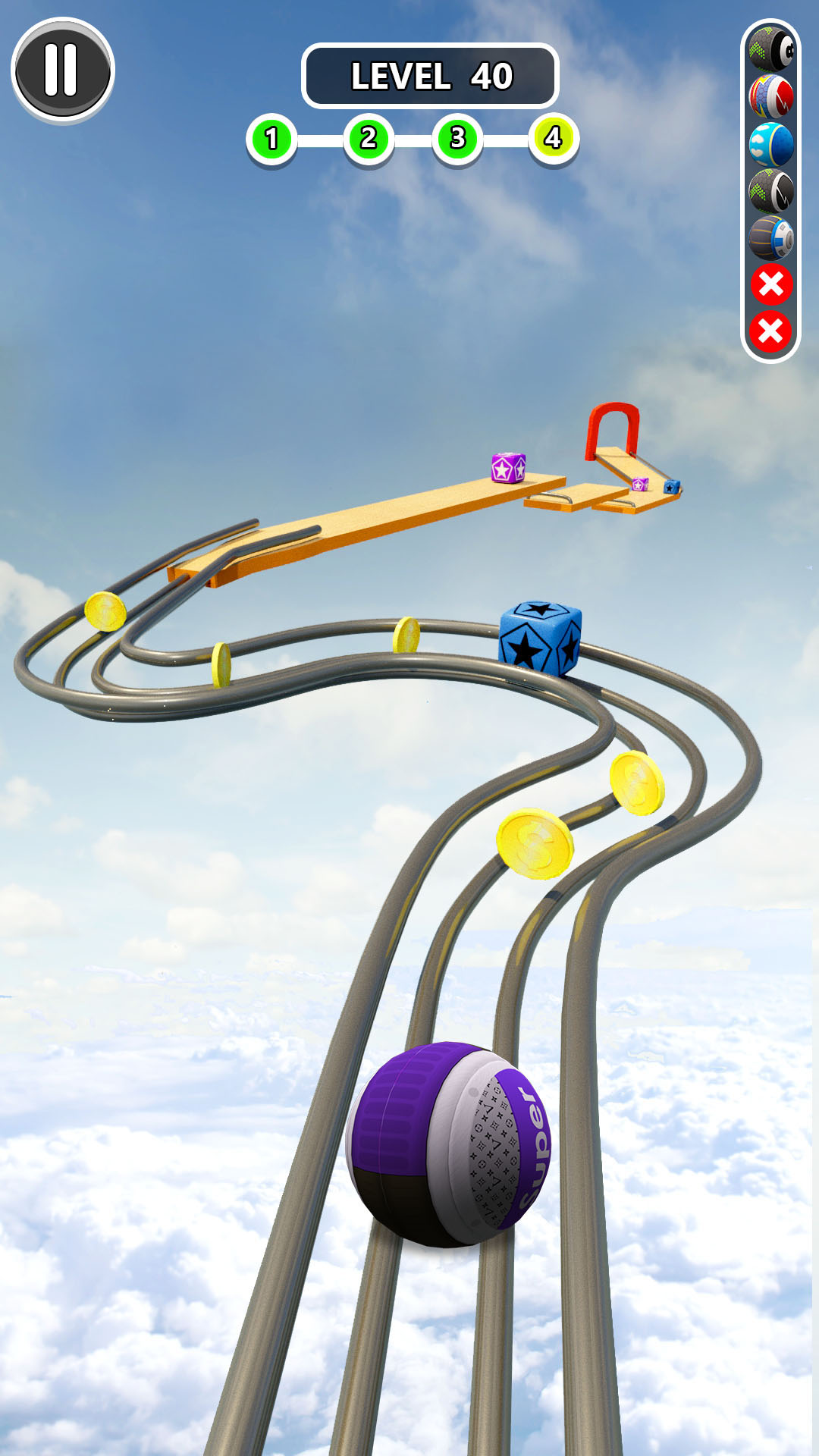 اسکرین شات 3 بازی Going Rolling Ball 3D