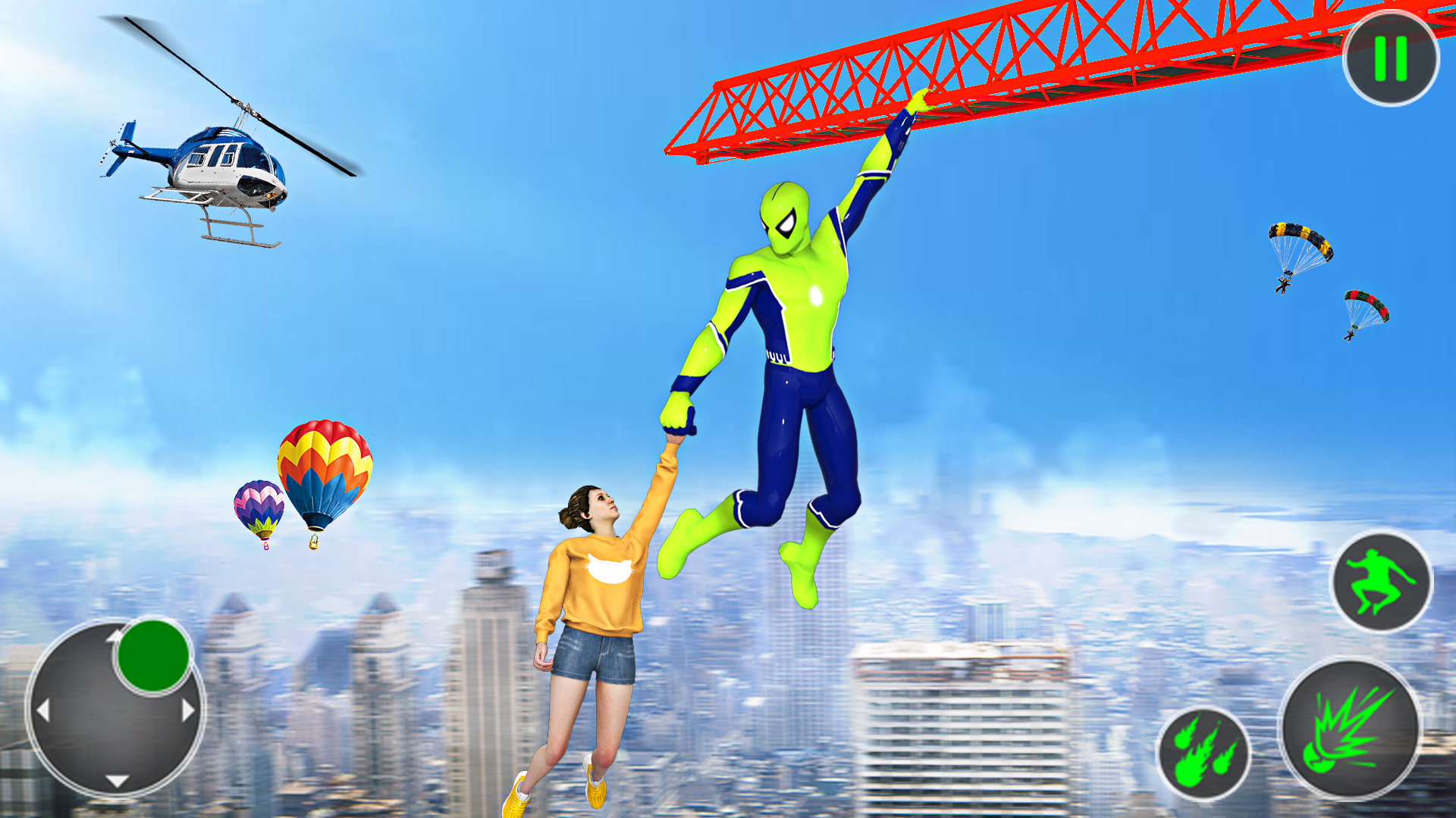 اسکرین شات 2 بازی Spider ninja superhero game 3d